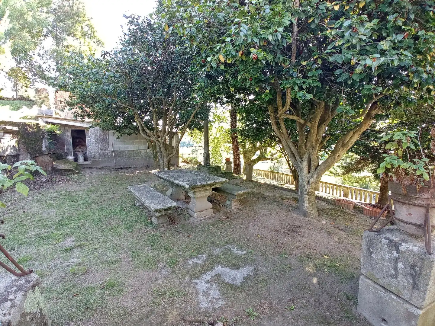 Jardí de Casa o xalet en venda en Pontevedra Capital  amb Calefacció, Jardí privat i Parquet