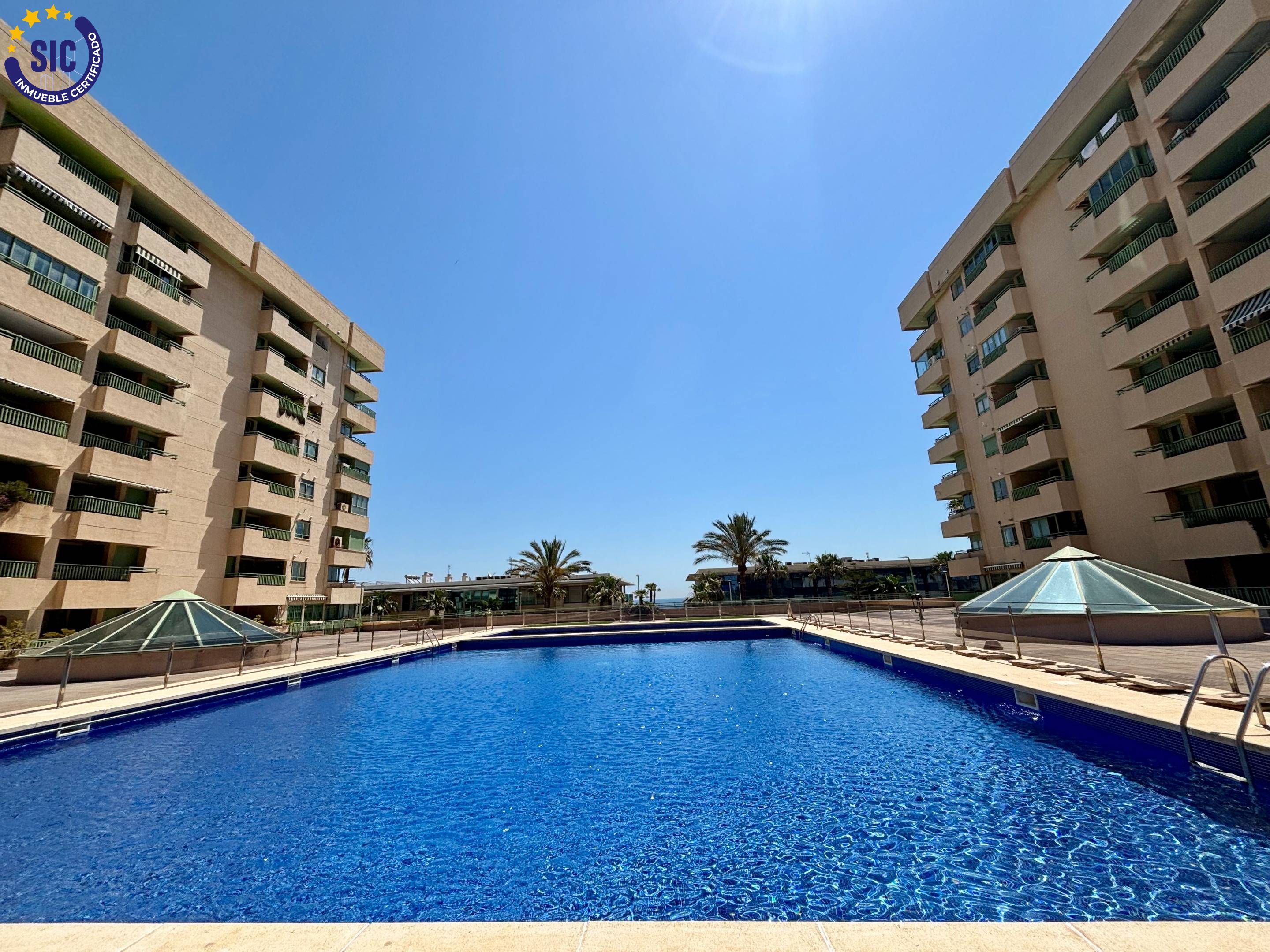 Swimming pool of Flat for sale in Alboraya  with Air Conditioner, Heating and Terrace