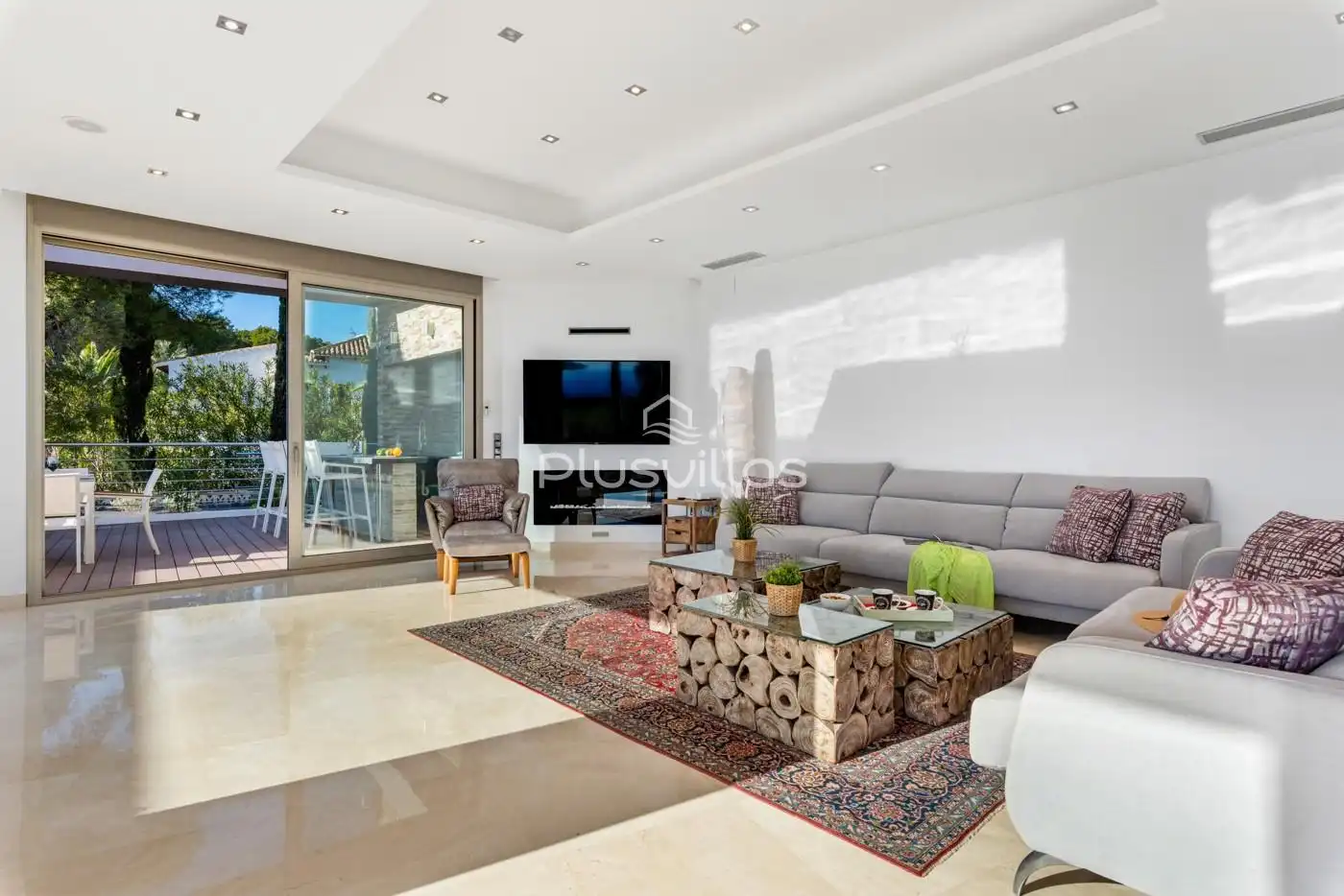 Sala de estar de Casa o chalet en venta en Altea