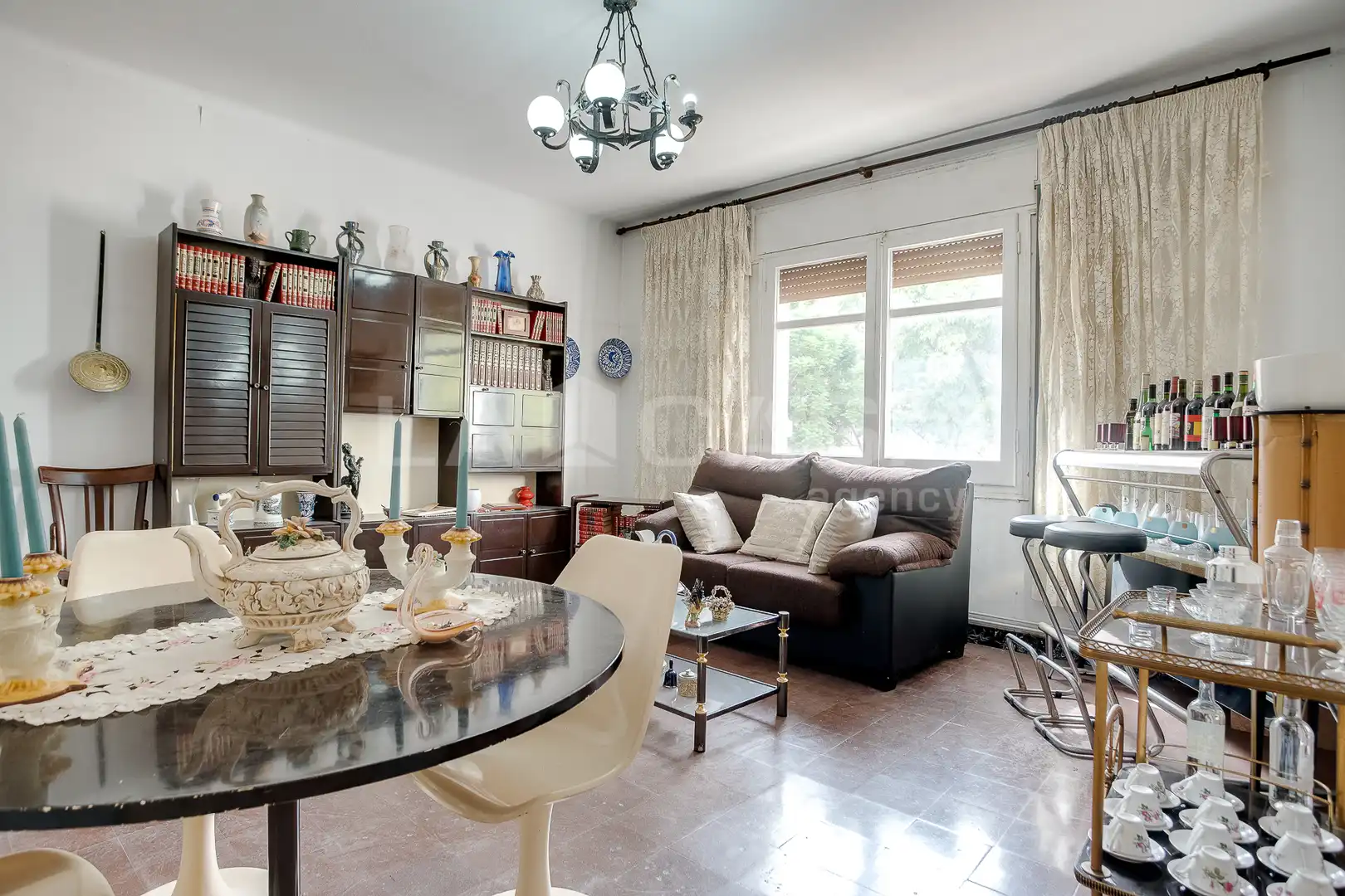 Living room of Flat for sale in Barcelona  with Heating and Terrace