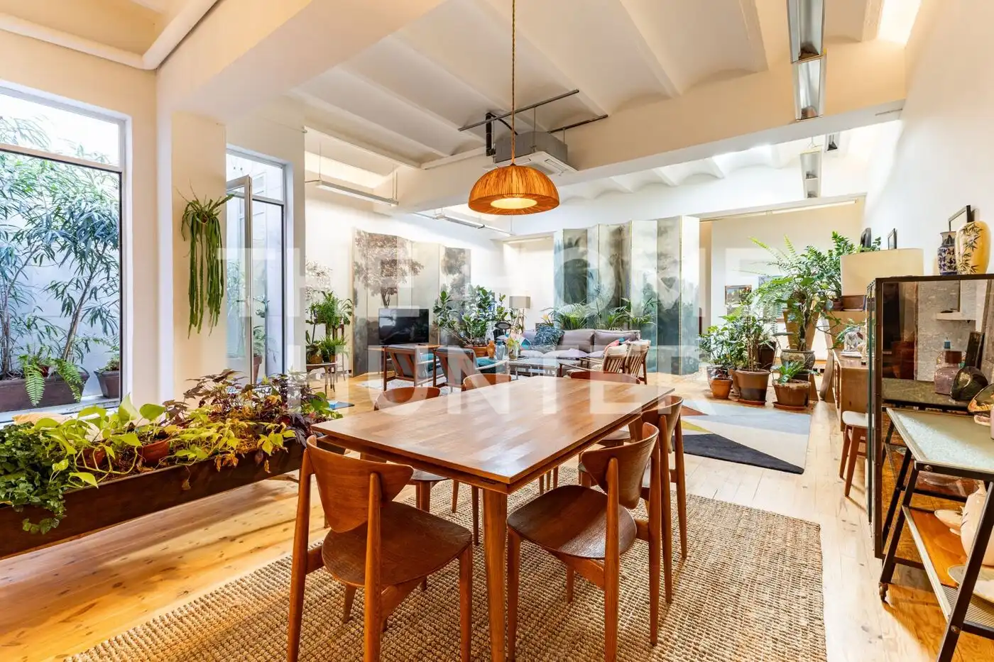 Esszimmer von Loft zum Verkauf in Barcelona mit Klimaanlage, Heizung und Möbliert