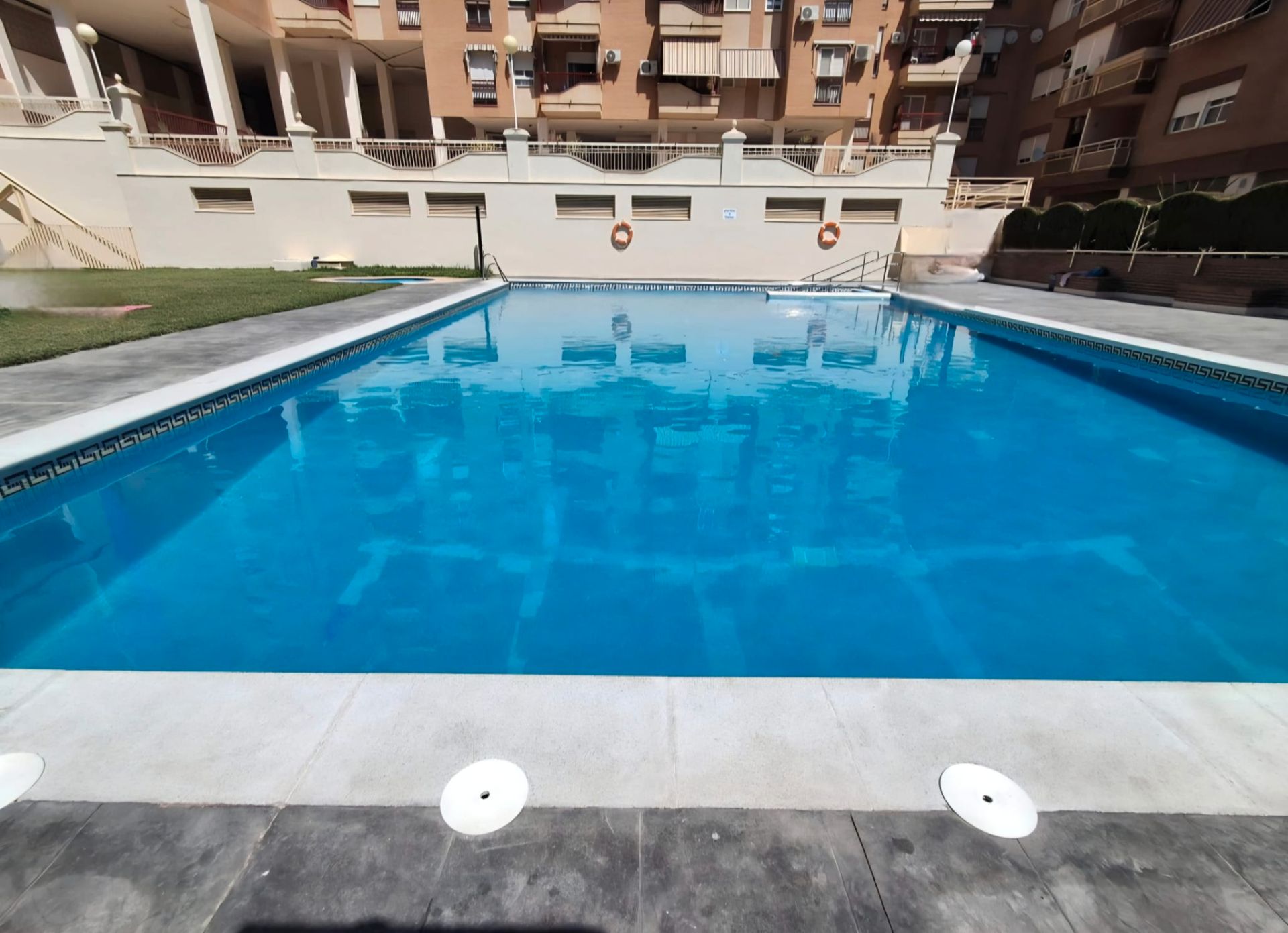 Swimming pool of Apartment for sale in  Jaén Capital  with Air Conditioner, Heating and Storage room