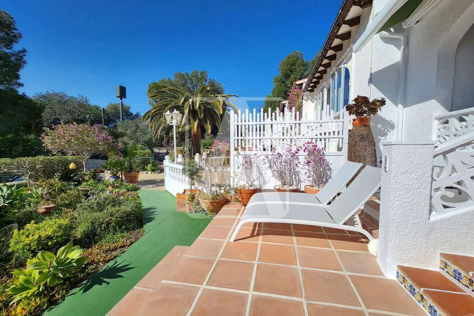 Jardí de Casa adosada en venda en Benissa amb Aire condicionat, Calefacció i Jardí privat