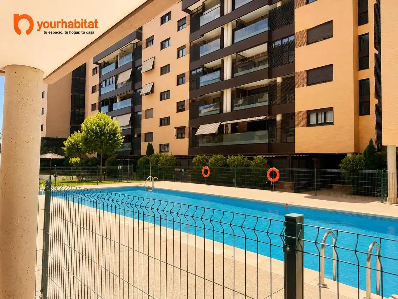 Piscina de Piso de alquiler en Getafe con Aire acondicionado, Calefacción y Terraza