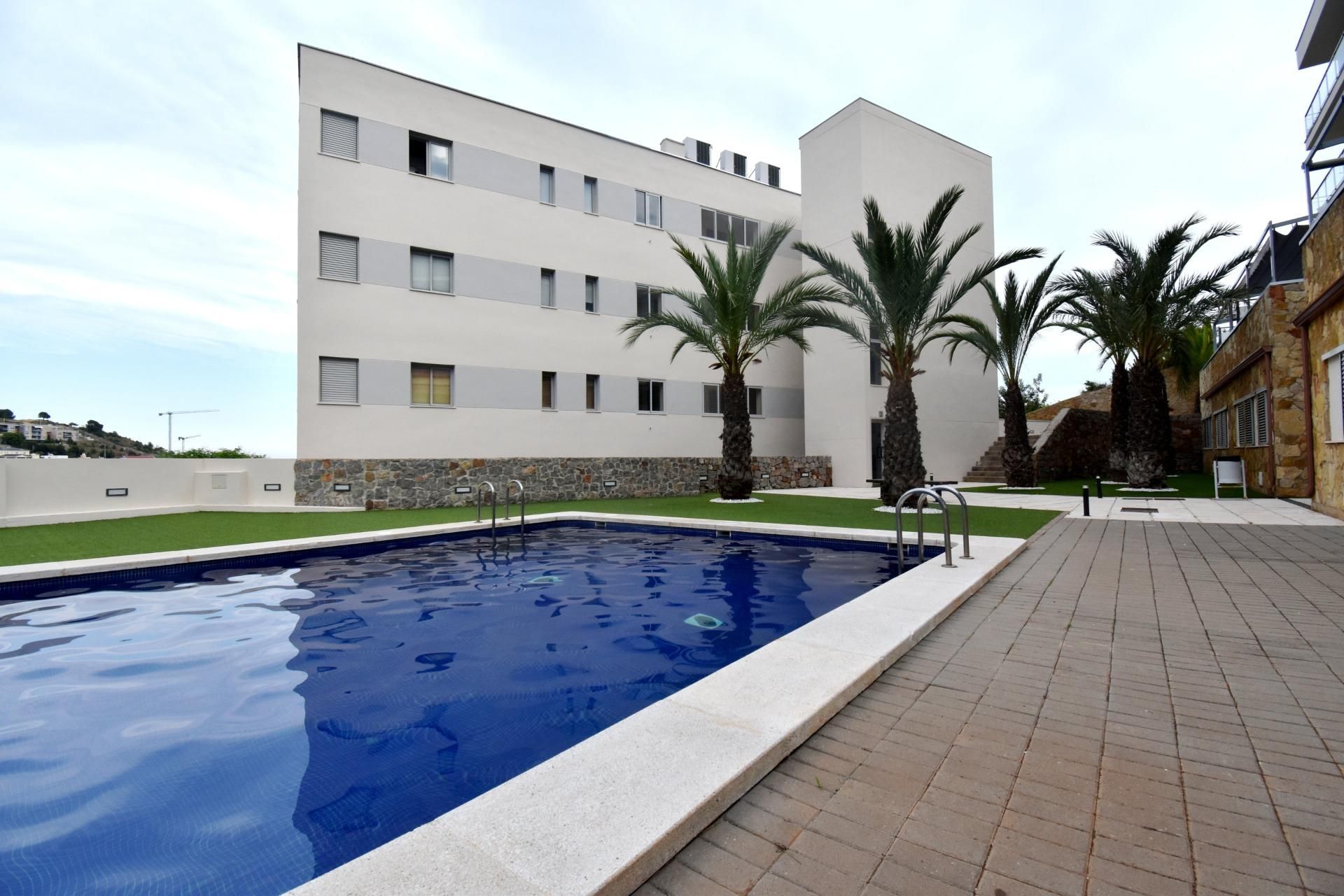 Swimming pool of Flat for sale in Oropesa del Mar / Orpesa  with Air Conditioner, Heating and Private garden