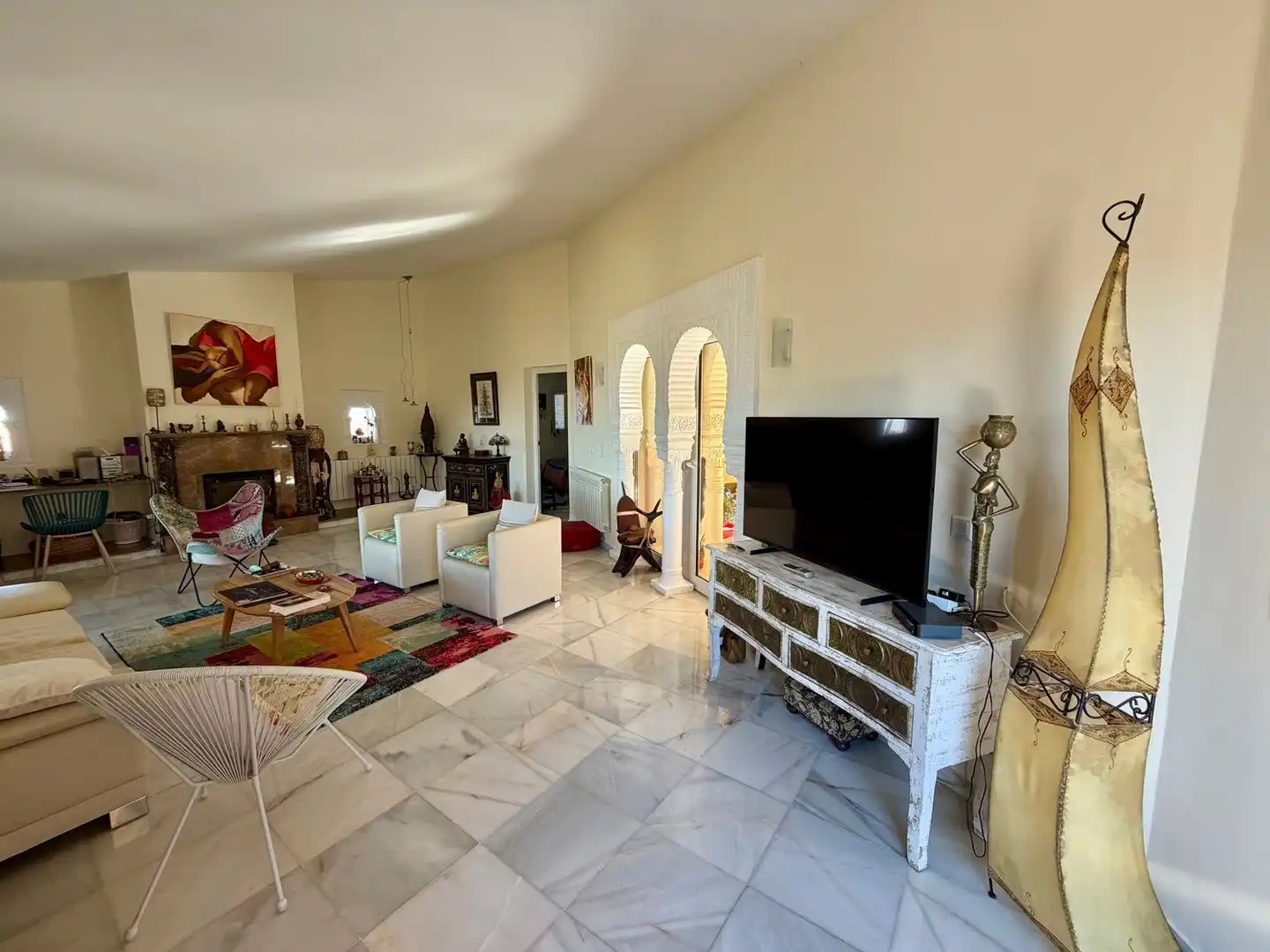 Sala d'estar de Casa o xalet en venda en Turre amb Aire condicionat, Terrassa i Traster