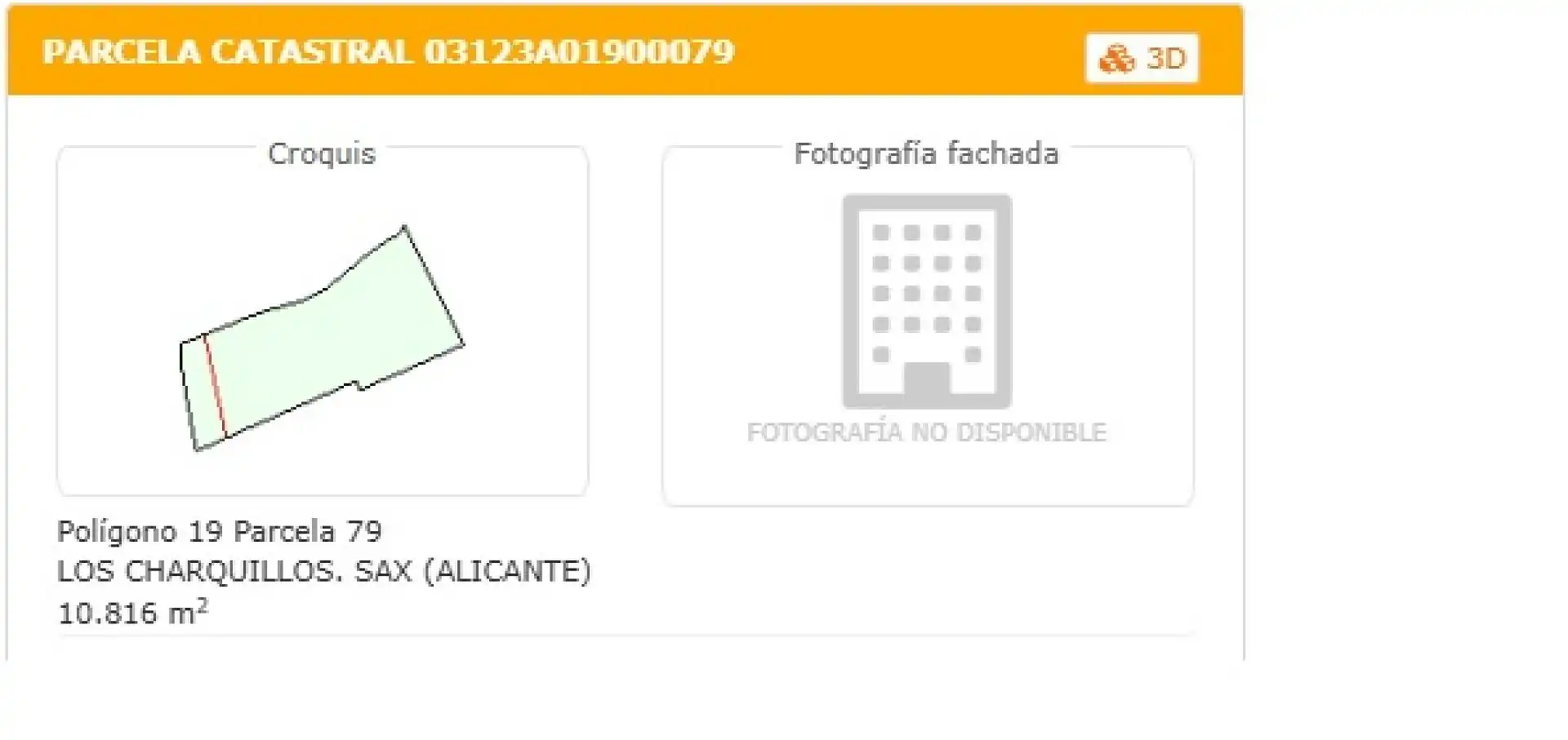 Residential land for sale in Sax, imagen 3