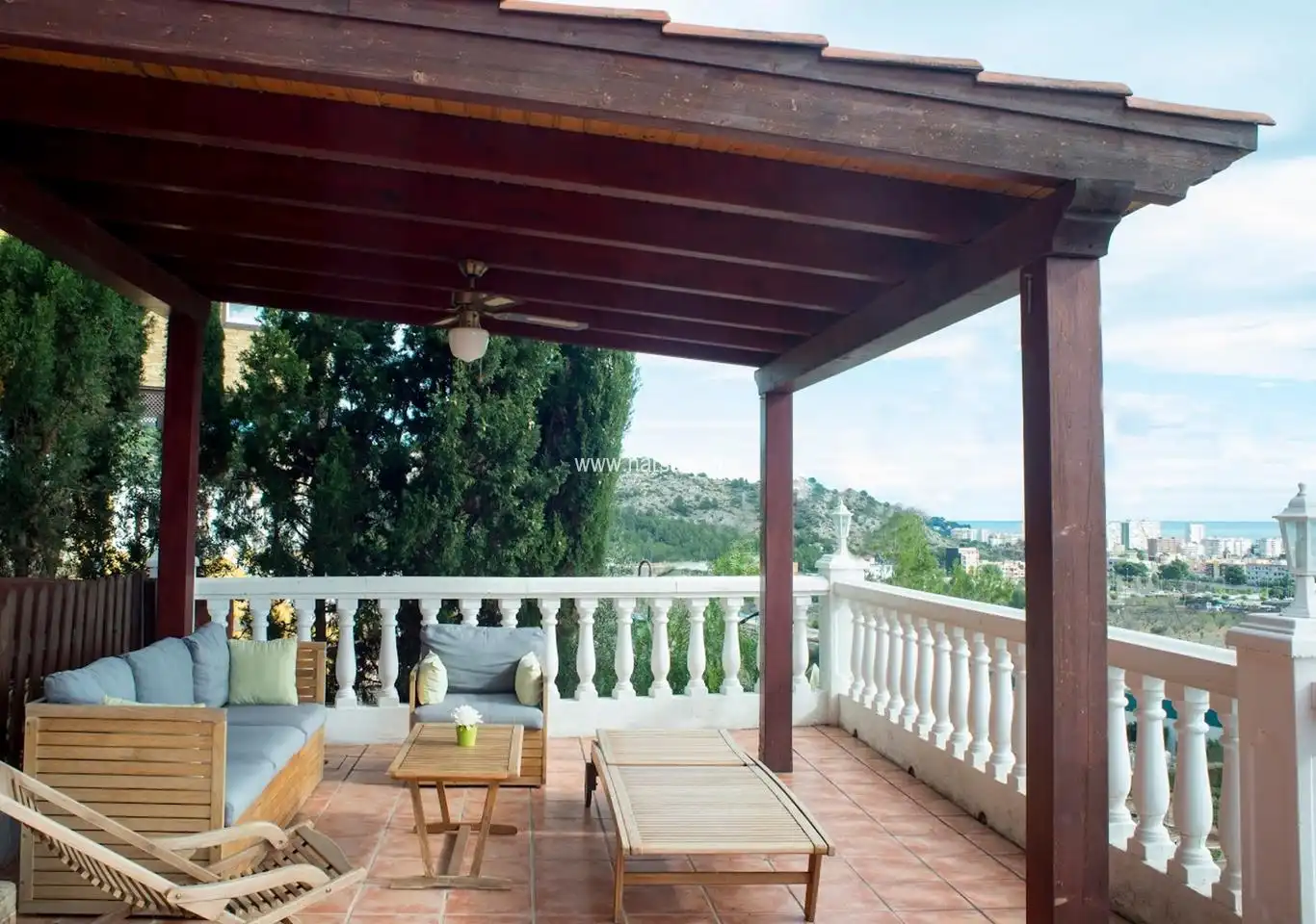 Terraza de Casa o chalet en venta en Benicasim / Benicàssim con Aire acondicionado, Calefacción y Terraza