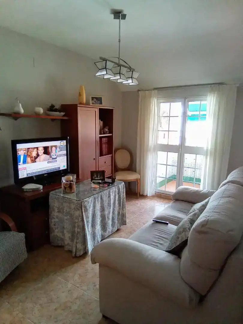 Sala d'estar de Àtic en venda en Málaga Capital amb Aire condicionat i Balcó