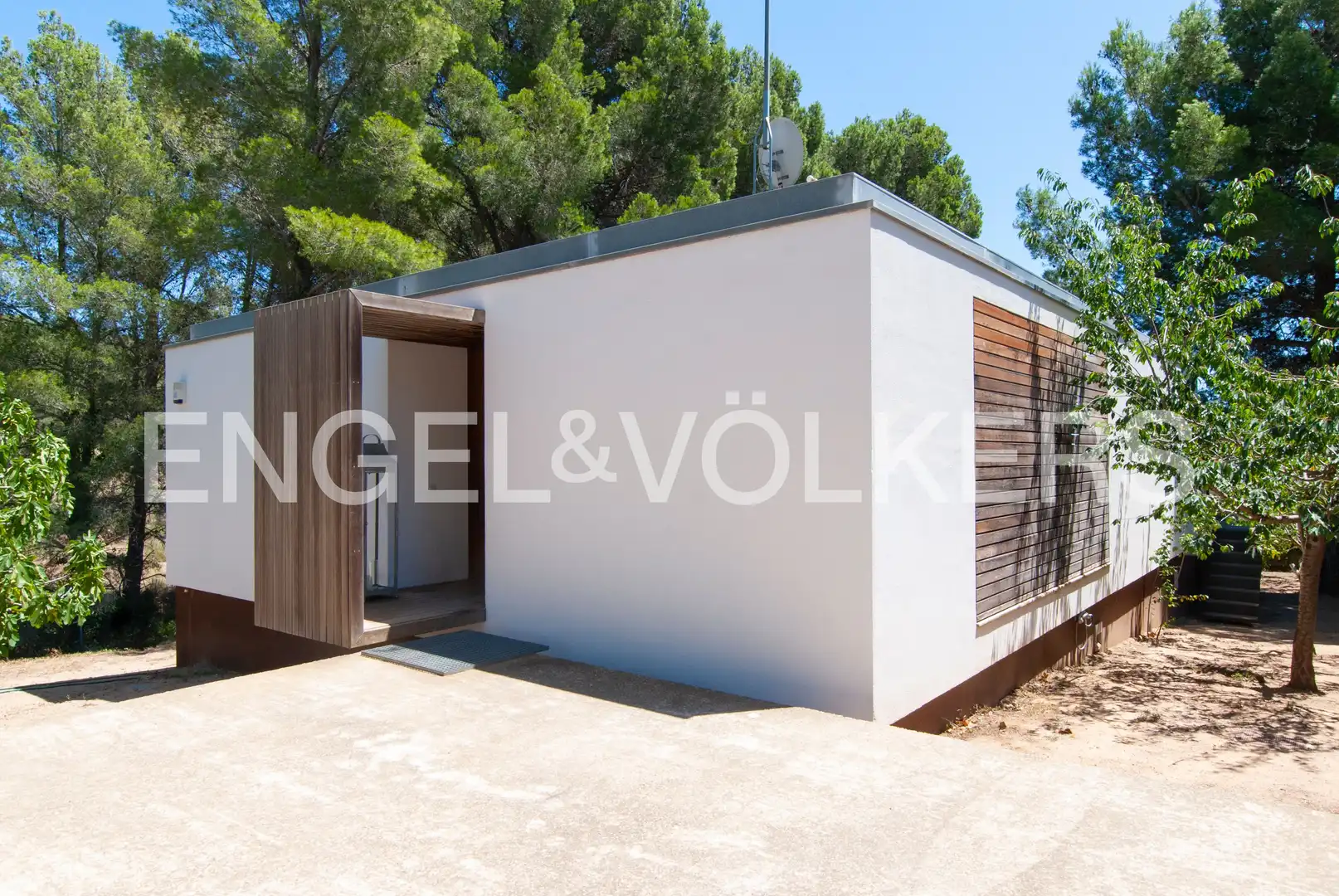 Vista exterior de Casa o xalet en venda en Riudecanyes amb Aire condicionat, Jardí privat i Terrassa