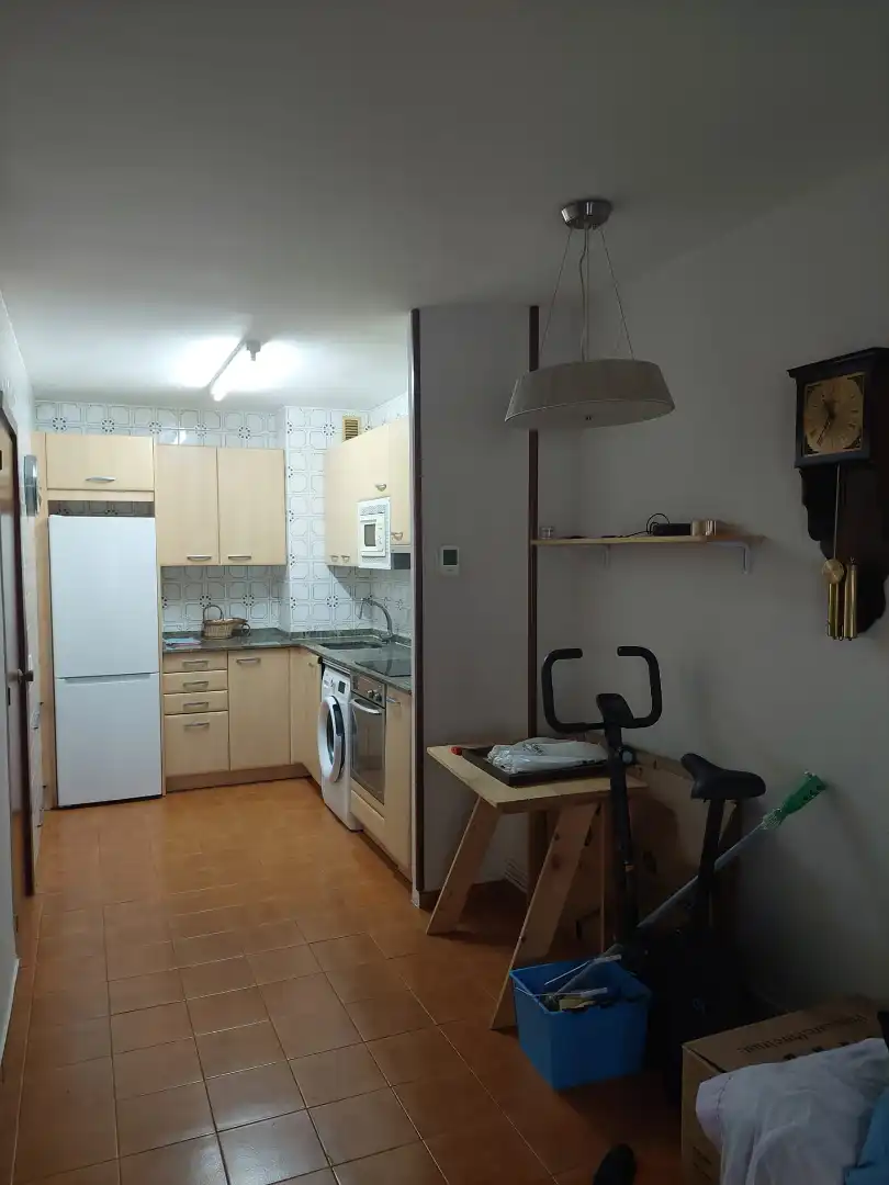 Kitchen of Flat for sale in  Logroño  with Heating, Furnished and Balcony