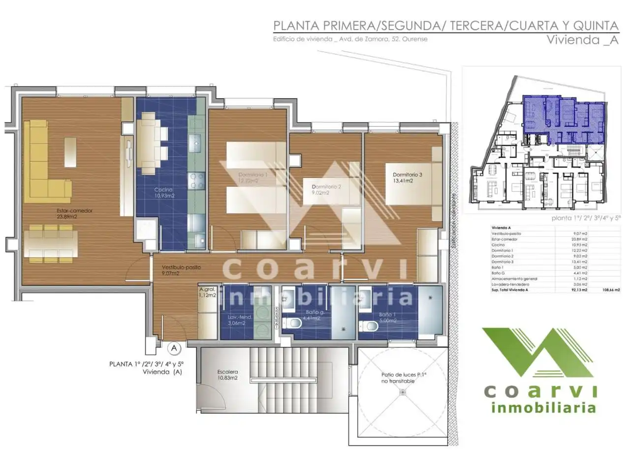 Flat with terrace for sale in Avenida Zamora, imagen 4