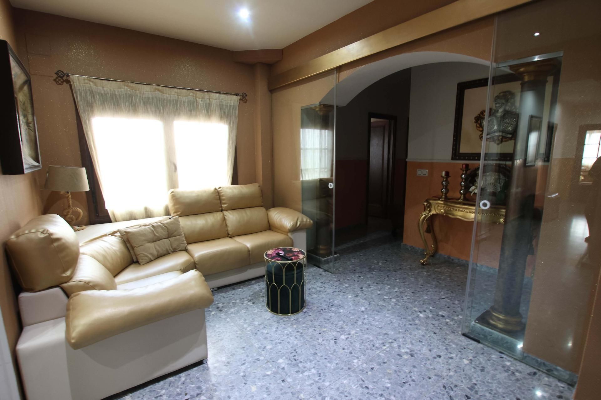 Living room of Flat for sale in Montijo  with Air Conditioner, Terrace and Balcony