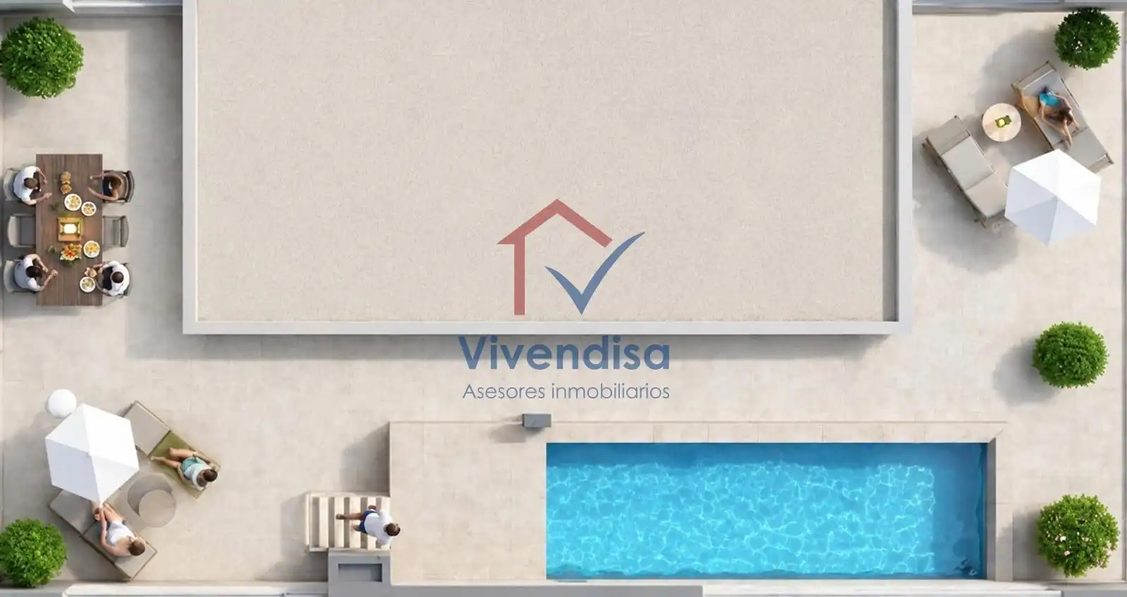 Piscina de Casa adosada en venda en Guadalajara amb Calefacció, Jardí privat i Terrassa