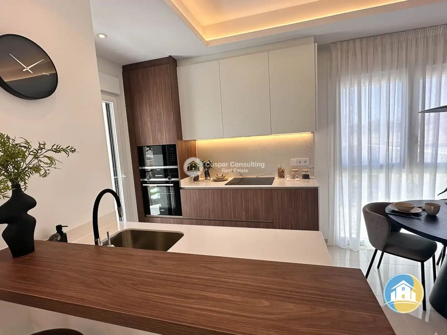 Cocina de Apartamento en venta en Rojales con Calefacción, Jardín privado y Terraza