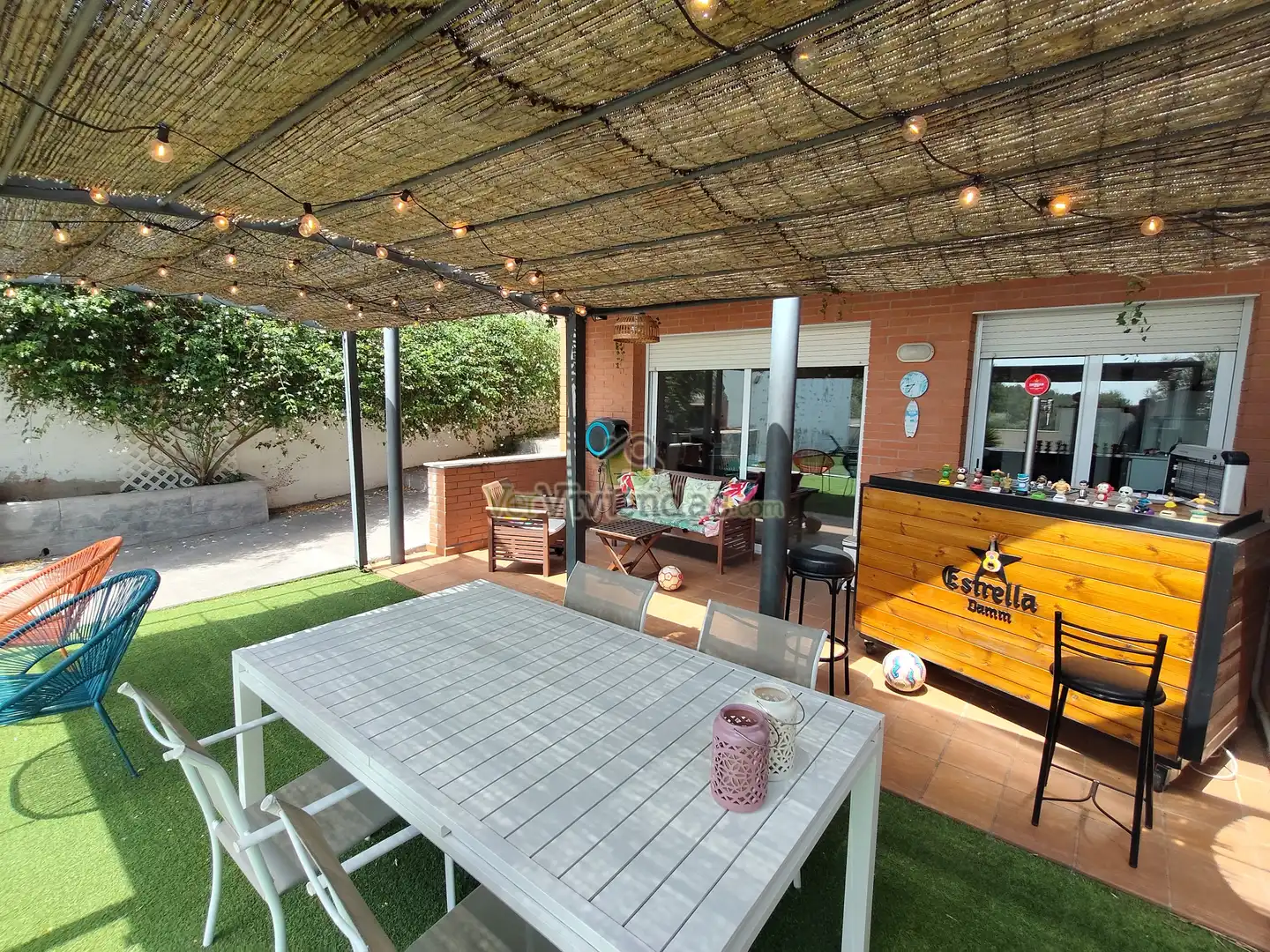 Terrassa de Casa adosada en venda en Castellar del Vallès amb Calefacció, Jardí privat i Terrassa