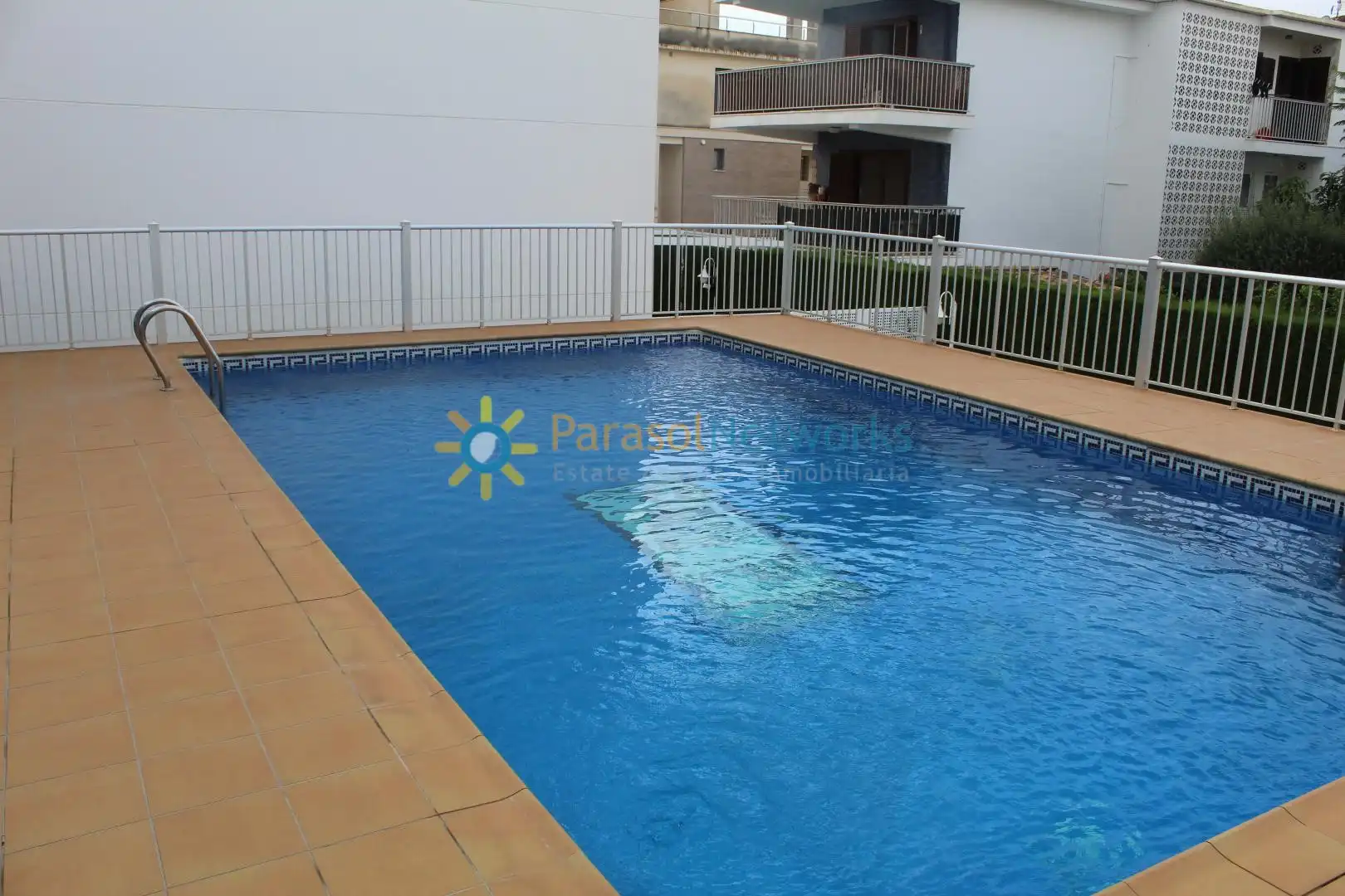 Piscina de Planta baja de alquiler en Oliva con Terraza, Amueblado y Horno