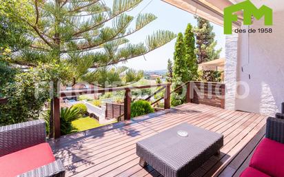 Terrace of Single-family semi-detached for sale in Teià  with Air Conditioner, Terrace and Balcony