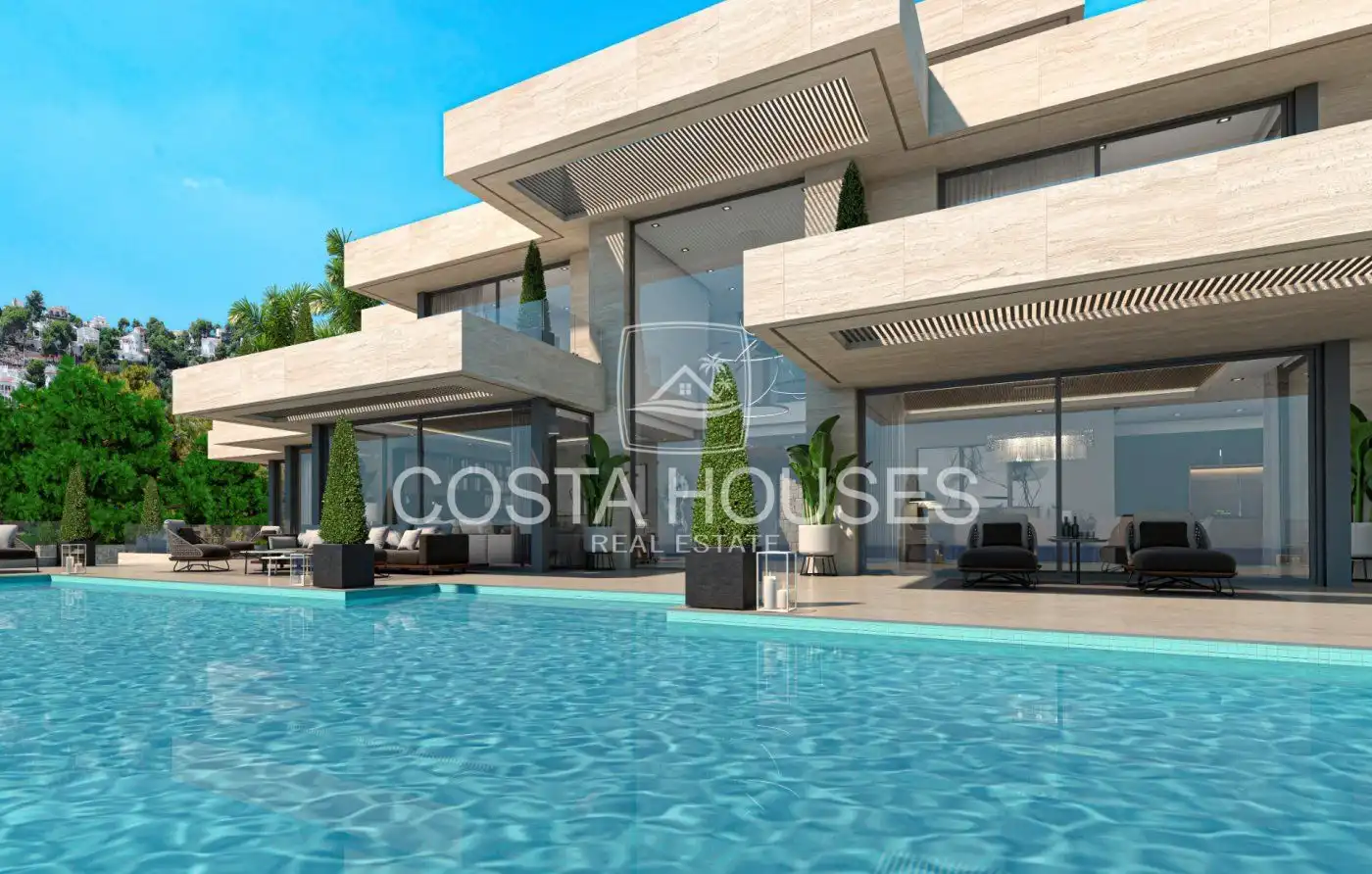 Vista exterior de Casa o xalet en venda en Jávea / Xàbia amb Aire condicionat, Jardí privat i Terrassa