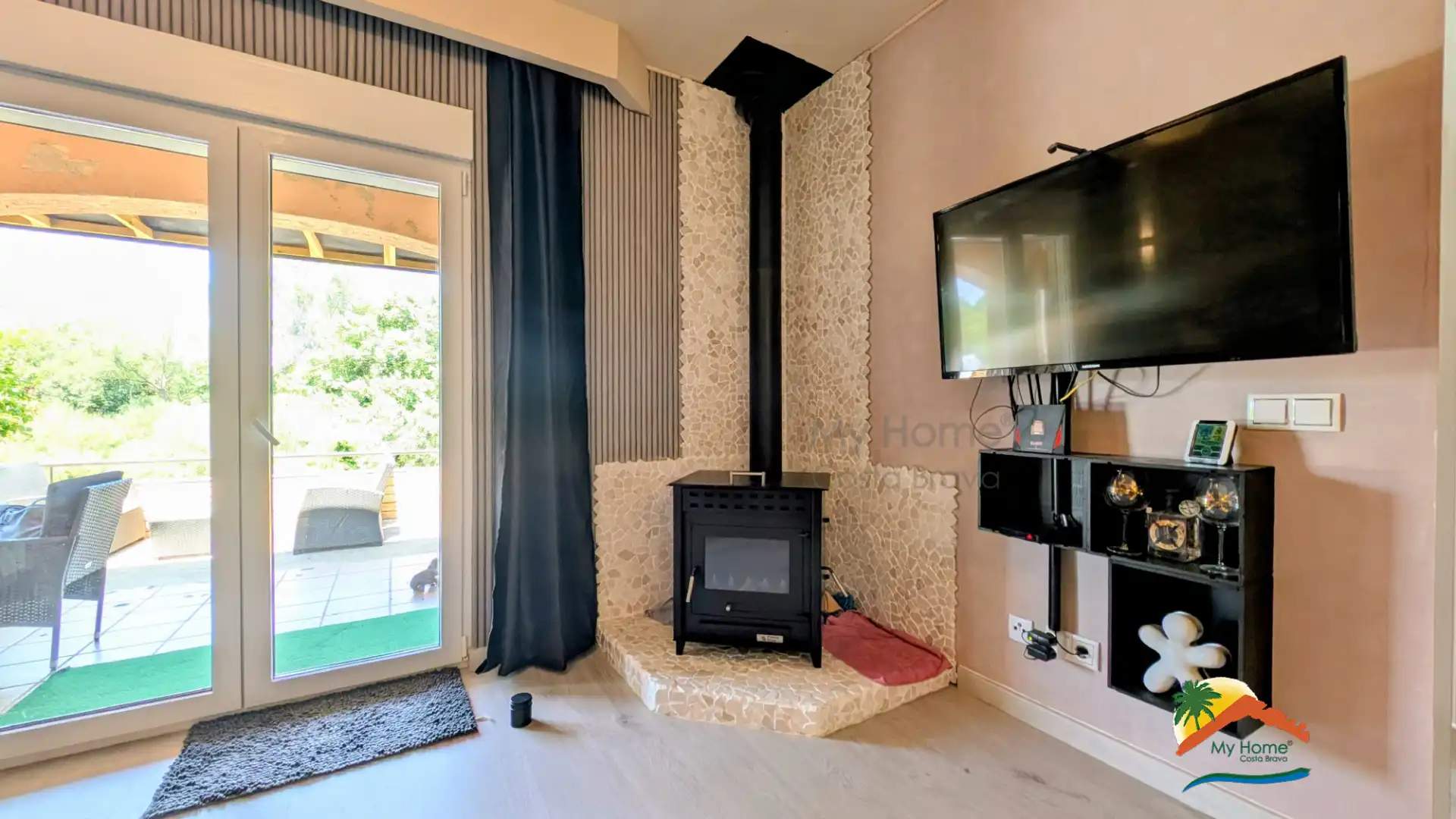 Sala de estar de Casa o chalet en venta en Vidreres con Calefacción, Jardín privado y Trastero