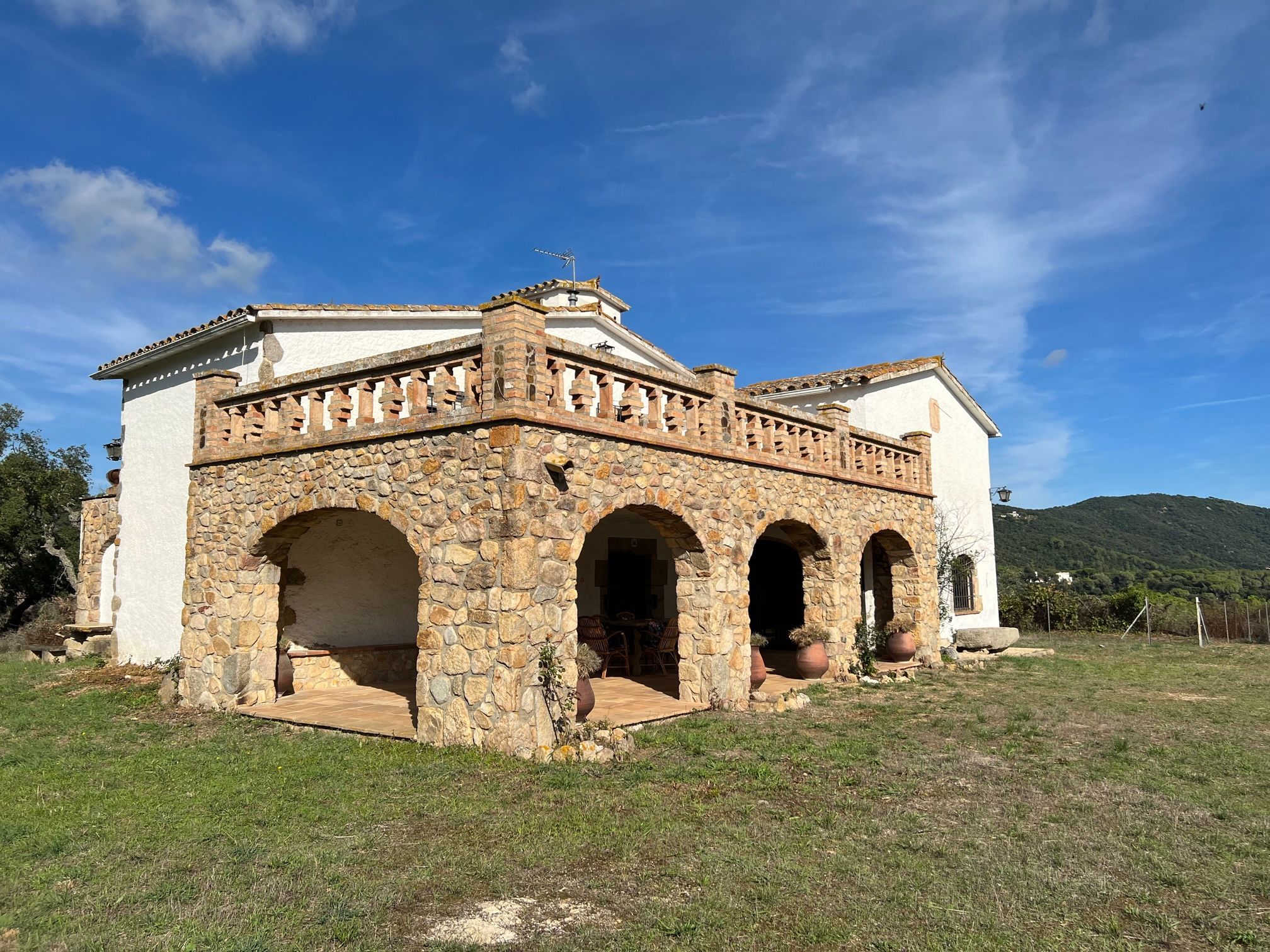 Vista exterior de Finca rústica en venda en Llagostera