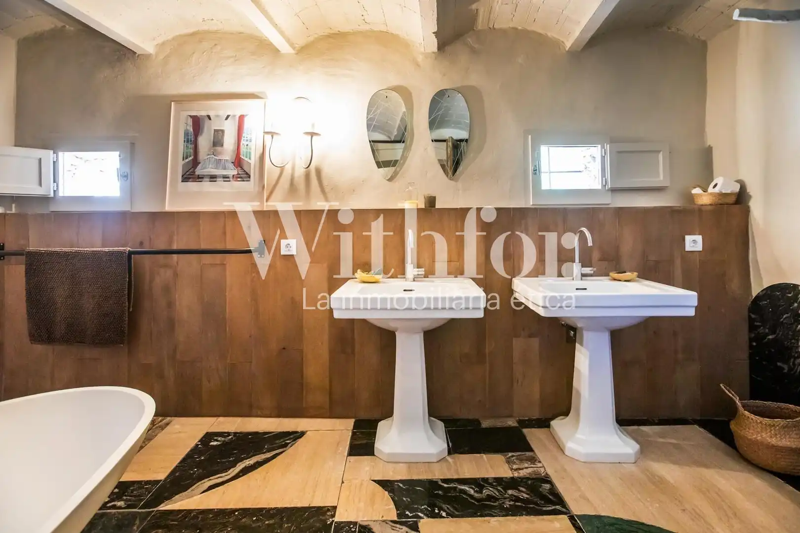 Baño de Casa o chalet en venta en La Pera con Calefacción, Jardín privado y Terraza