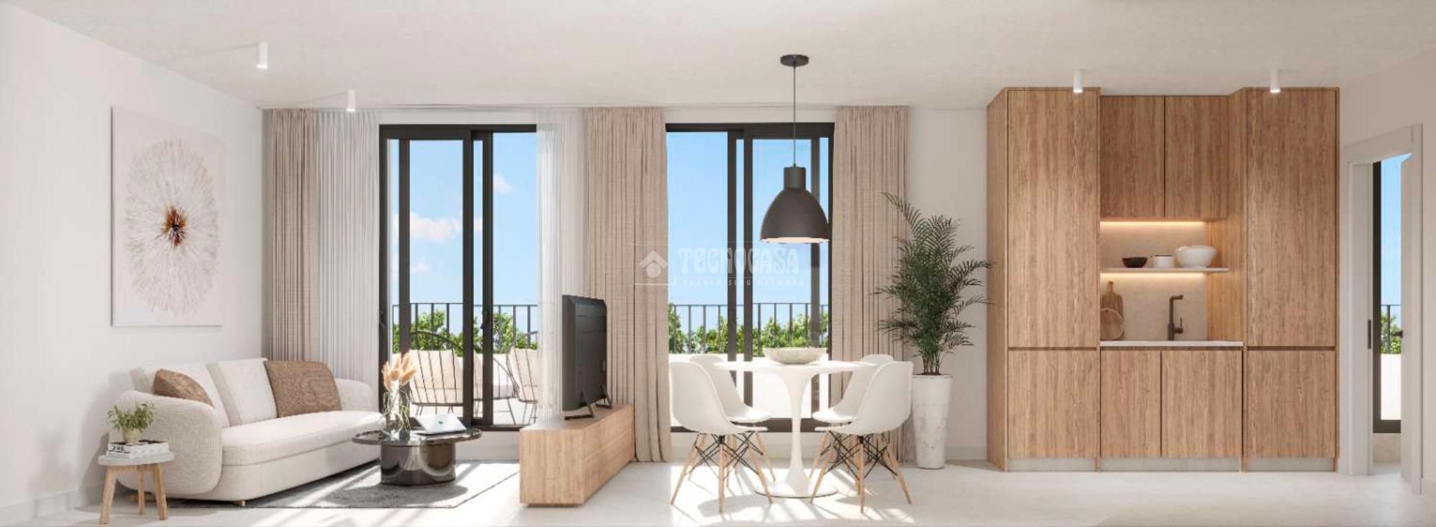 Sala d'estar de Pis en venda en Alhaurín de la Torre amb Aire condicionat