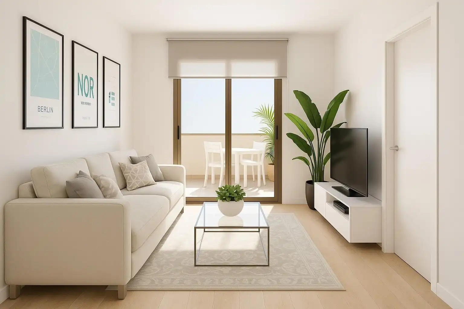 Sala d'estar de Apartament en venda en Mazarrón amb Terrassa