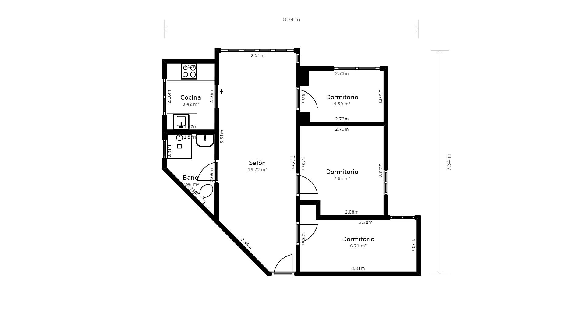 Flat to rent in Hellín