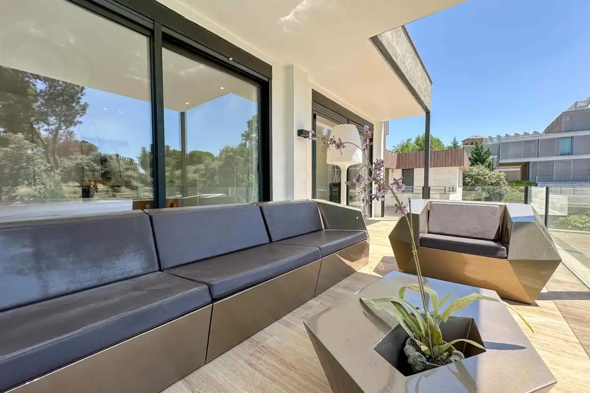 Terrace of Houses for rent in La Moraleja  with Air Conditioner, Heating and Private garden