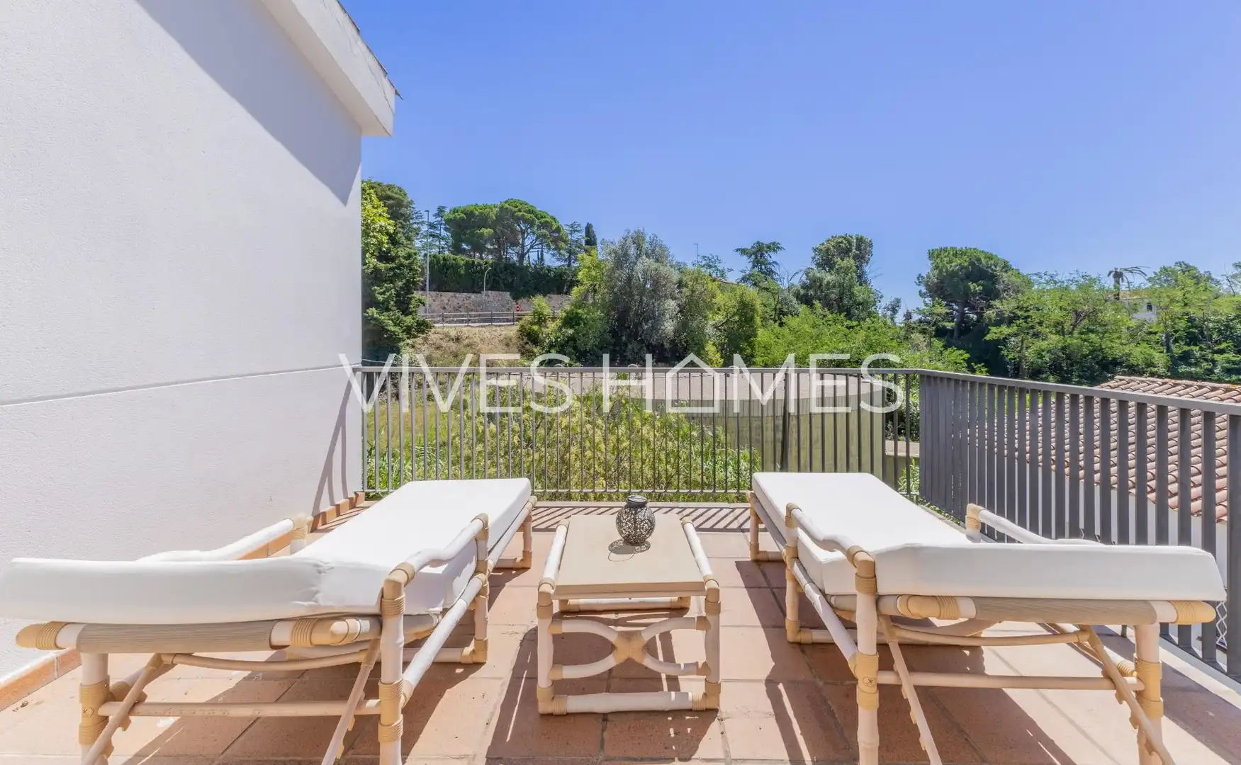 Terrassa de Casa o xalet en venda en Sant Vicenç de Montalt amb Aire condicionat, Calefacció i Jardí privat