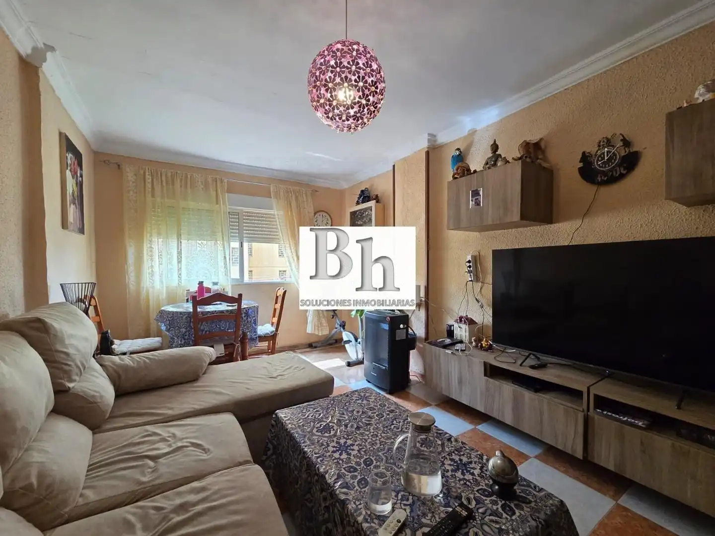 Wohnzimmer von Wohnung zum Verkauf in Málaga mit Privatgarten