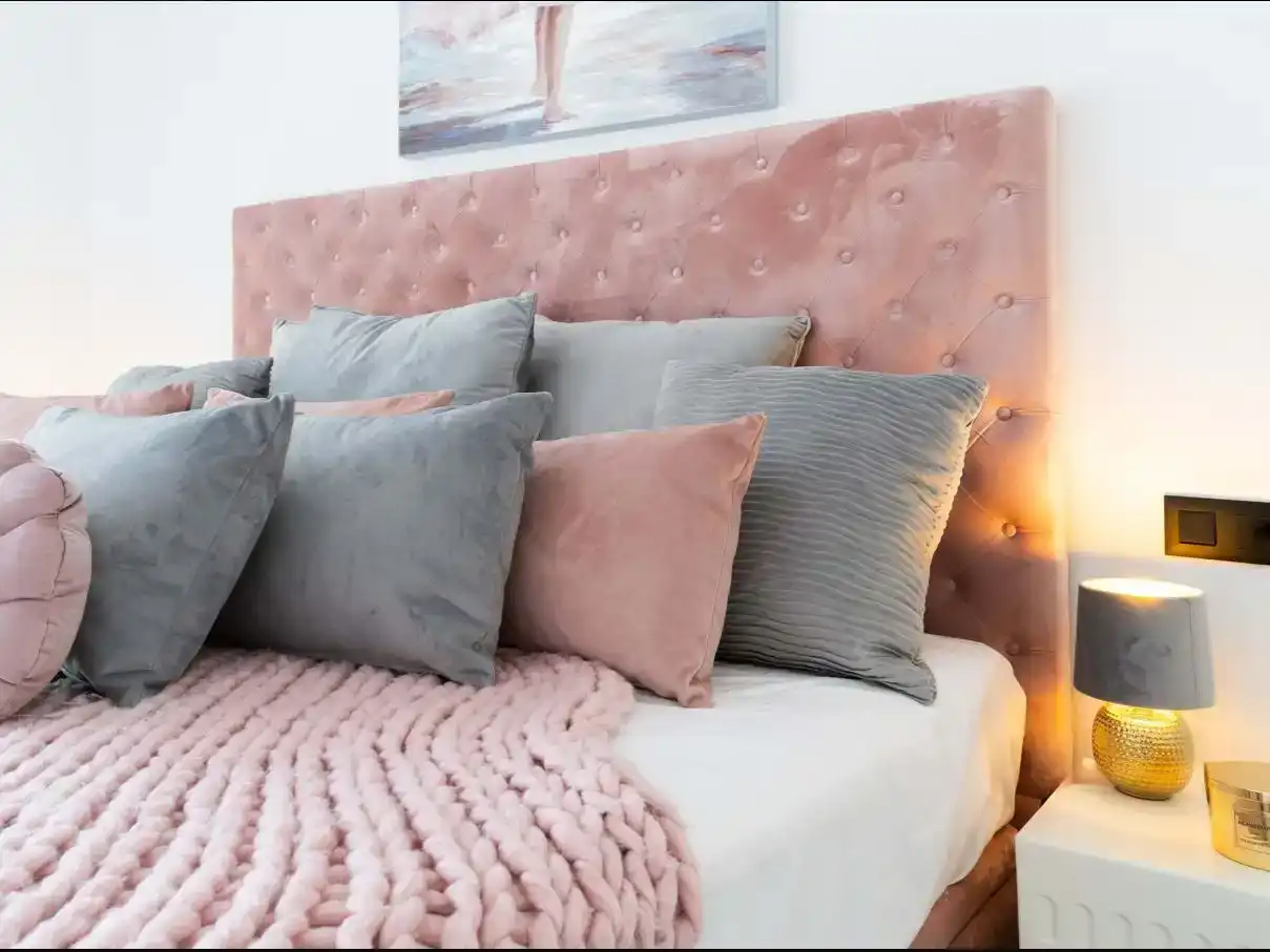 Schlafzimmer von Wohnungen zur Miete in Finestrat mit Klimaanlage, Schwimmbad und Balkon