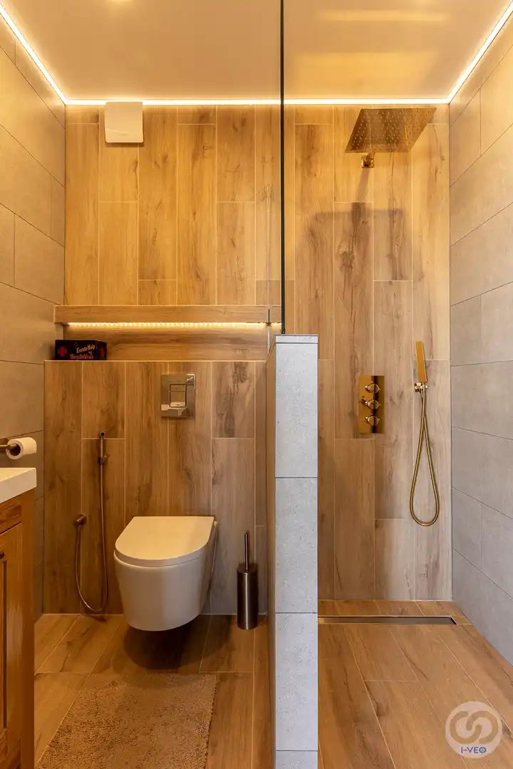 Badezimmer von Einfamilien-Reihenhaus zum Verkauf in Roses mit Klimaanlage, Heizung und Schwimmbad