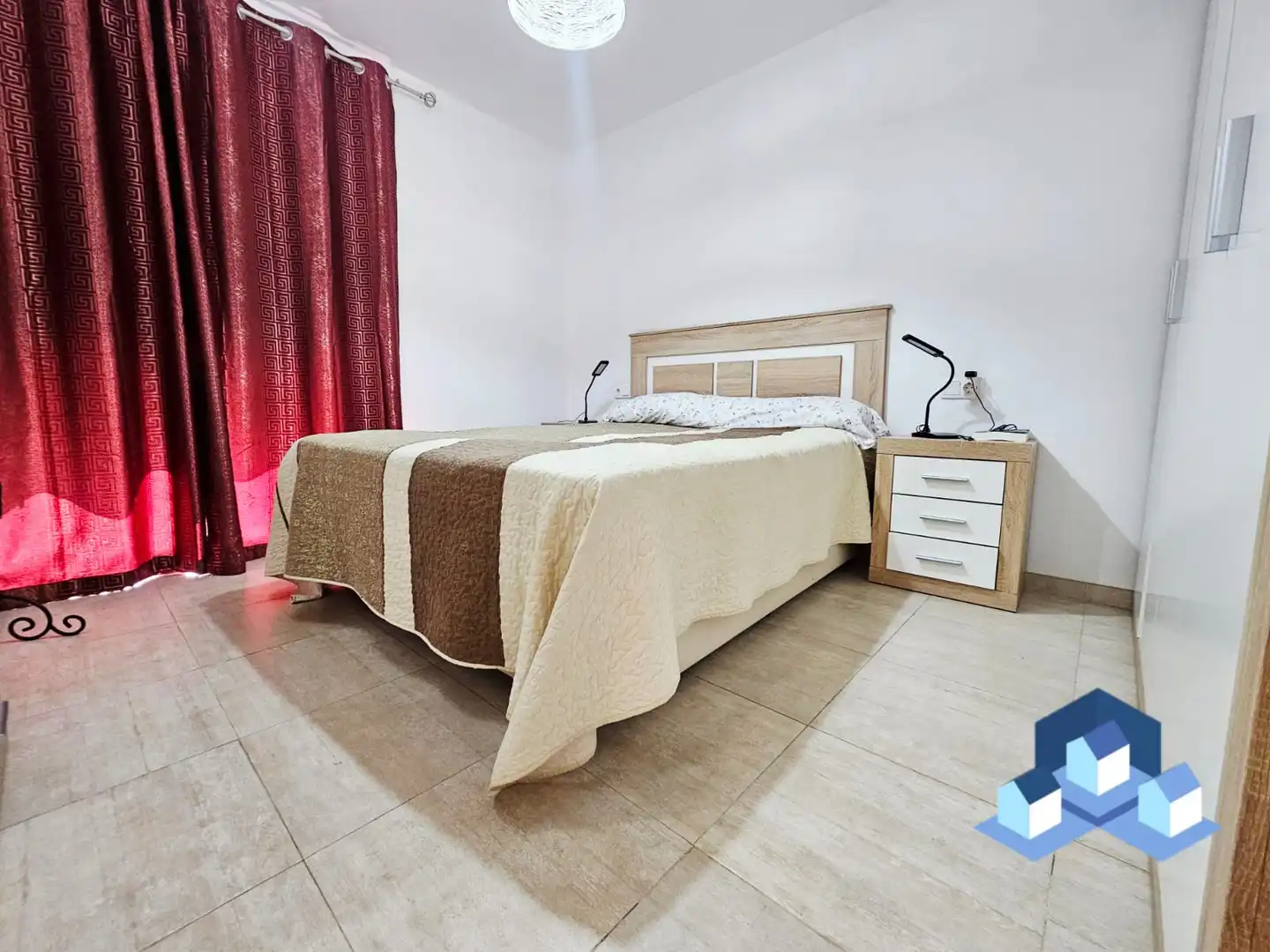 Habitación de Apartamento en venta en Lorca con Aire acondicionado, Calefacción y Amueblado