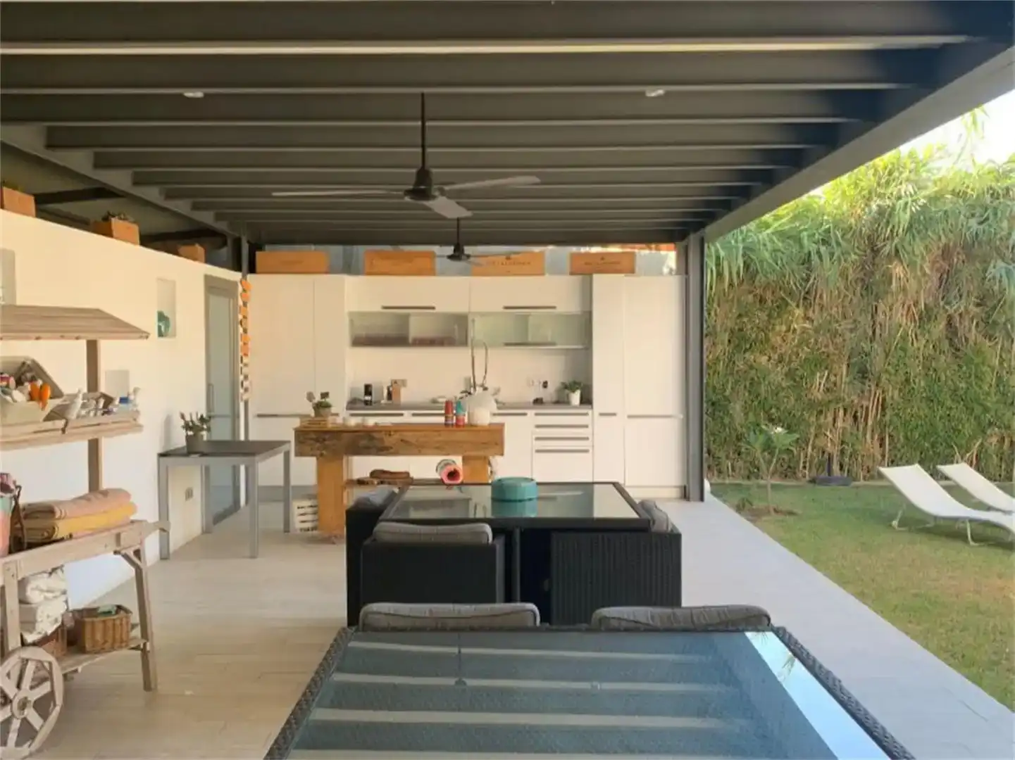 Terraza de Casa o chalet de alquiler en Marbella con Aire acondicionado y Piscina