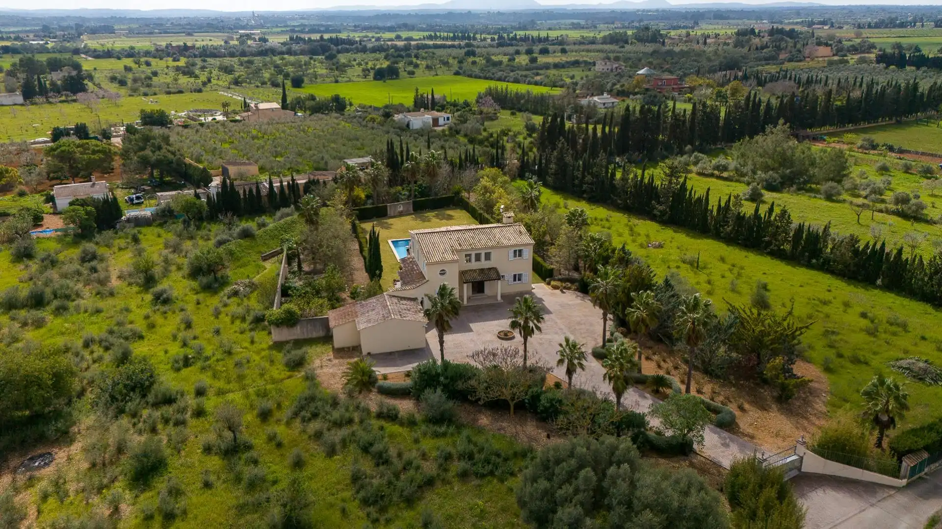 Vista exterior de Casa o chalet de alquiler en Binissalem con Aire acondicionado, Calefacción y Jardín privado