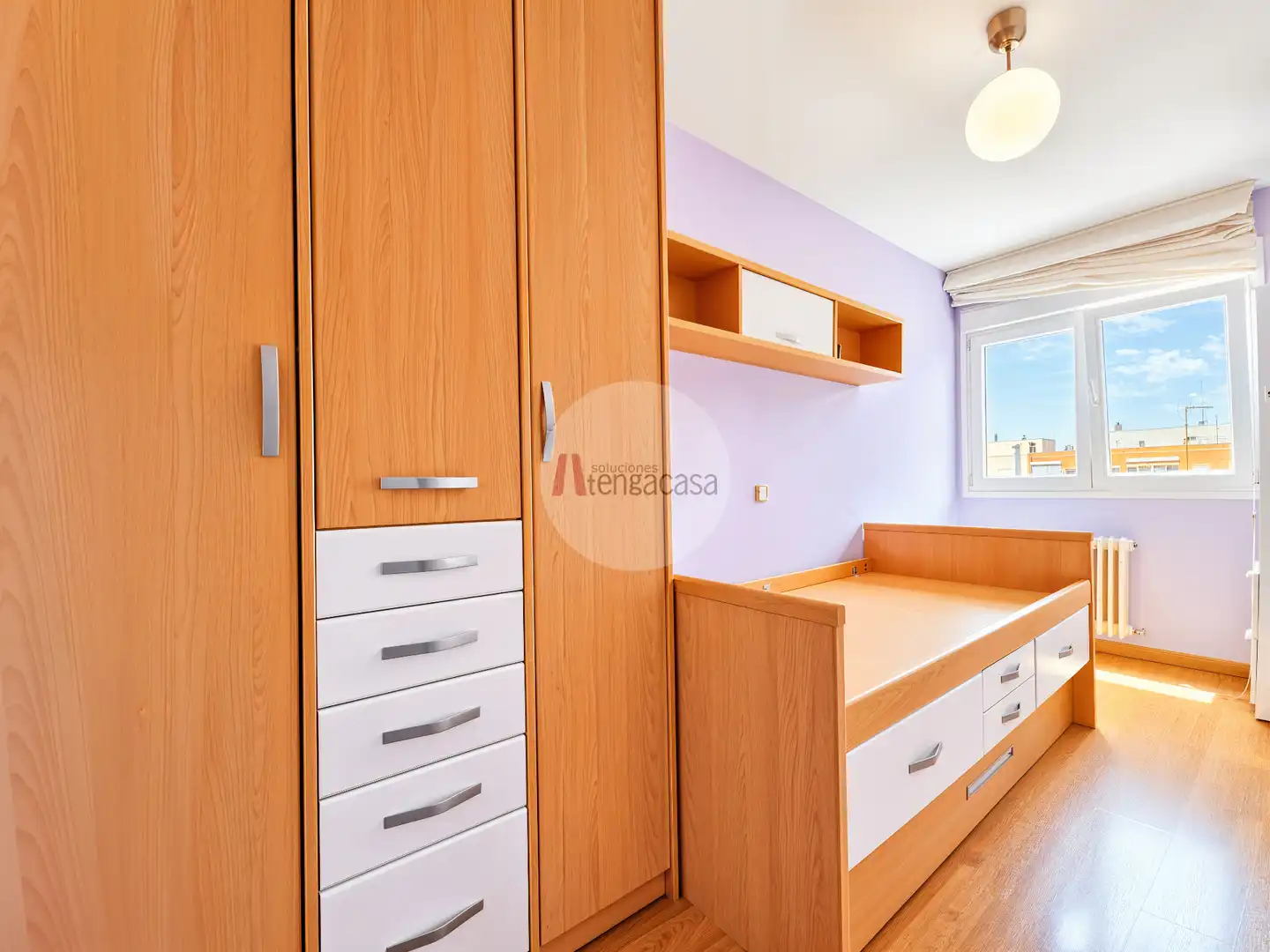 Habitación de Piso de alquiler en Madrid con Aire acondicionado, Calefacción y Parquet