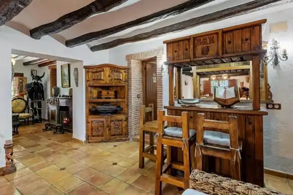 Cocina de Finca rústica en venta en Querol con Calefacción, Jardín privado y Terraza