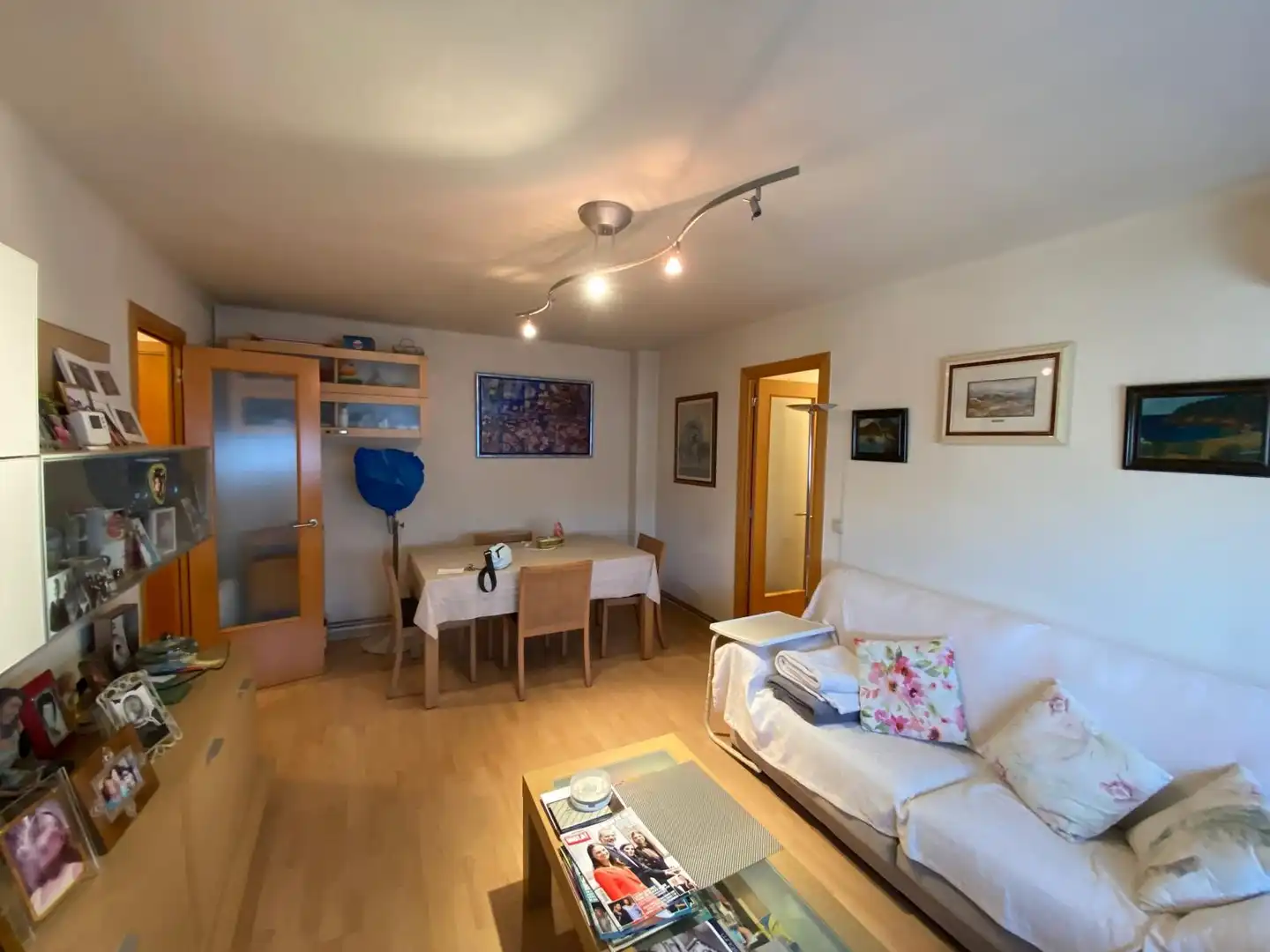 Sala de estar de Piso en venta en Lleida con Aire acondicionado, Calefacción y Parquet
