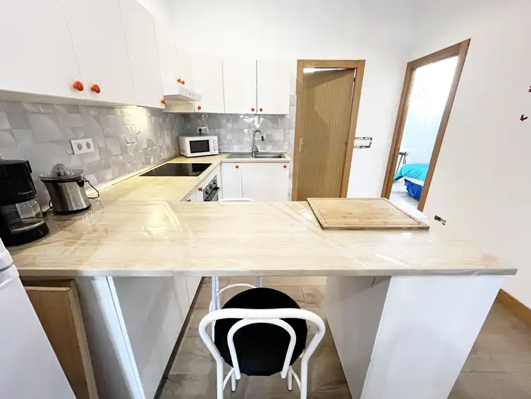 Cocina de Piso de alquiler en Madrid con Aire acondicionado, Calefacción y Parquet
