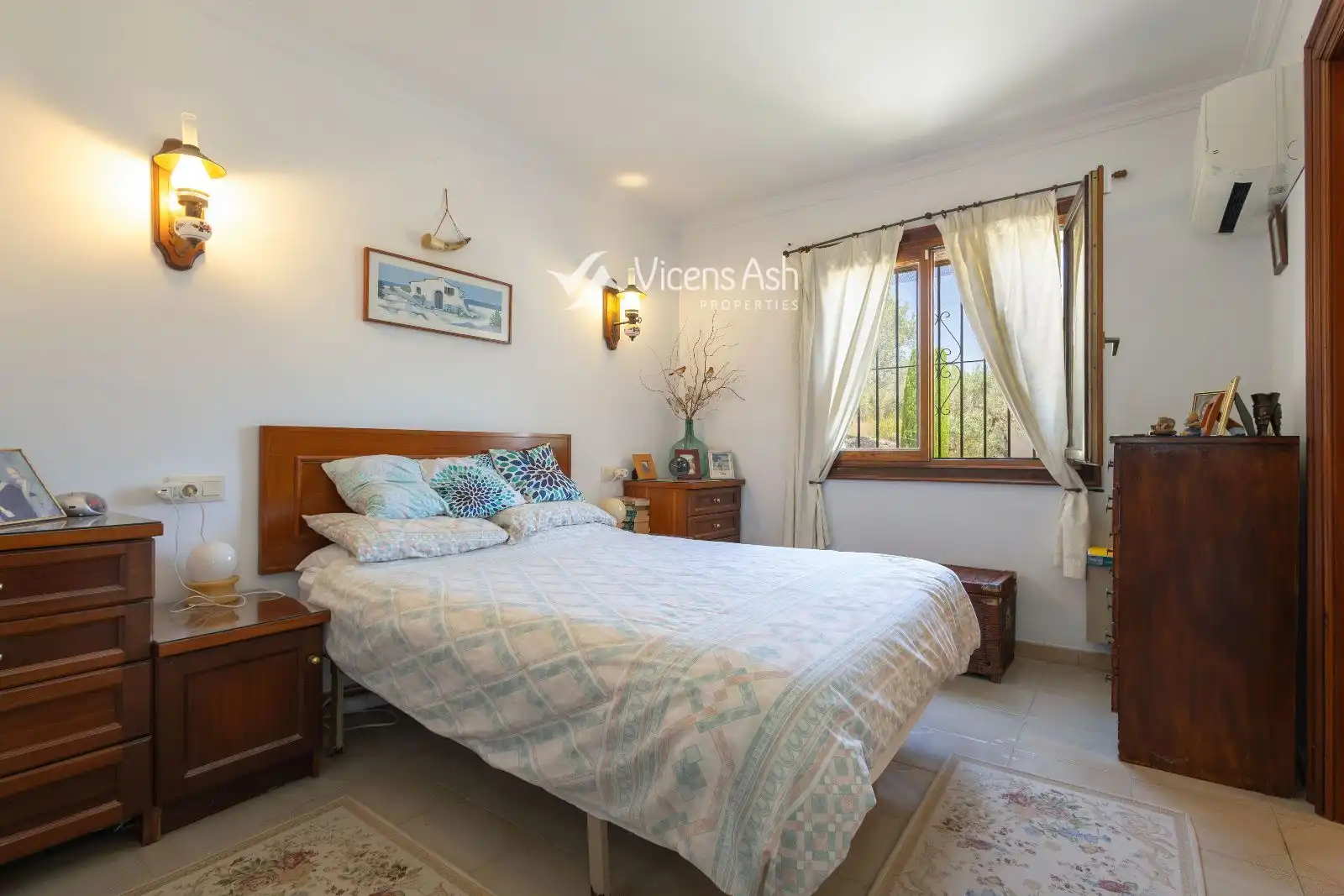 Bedroom of Houses for sale in Gata de Gorgos  with Air Conditioner, Heating and Storage room
