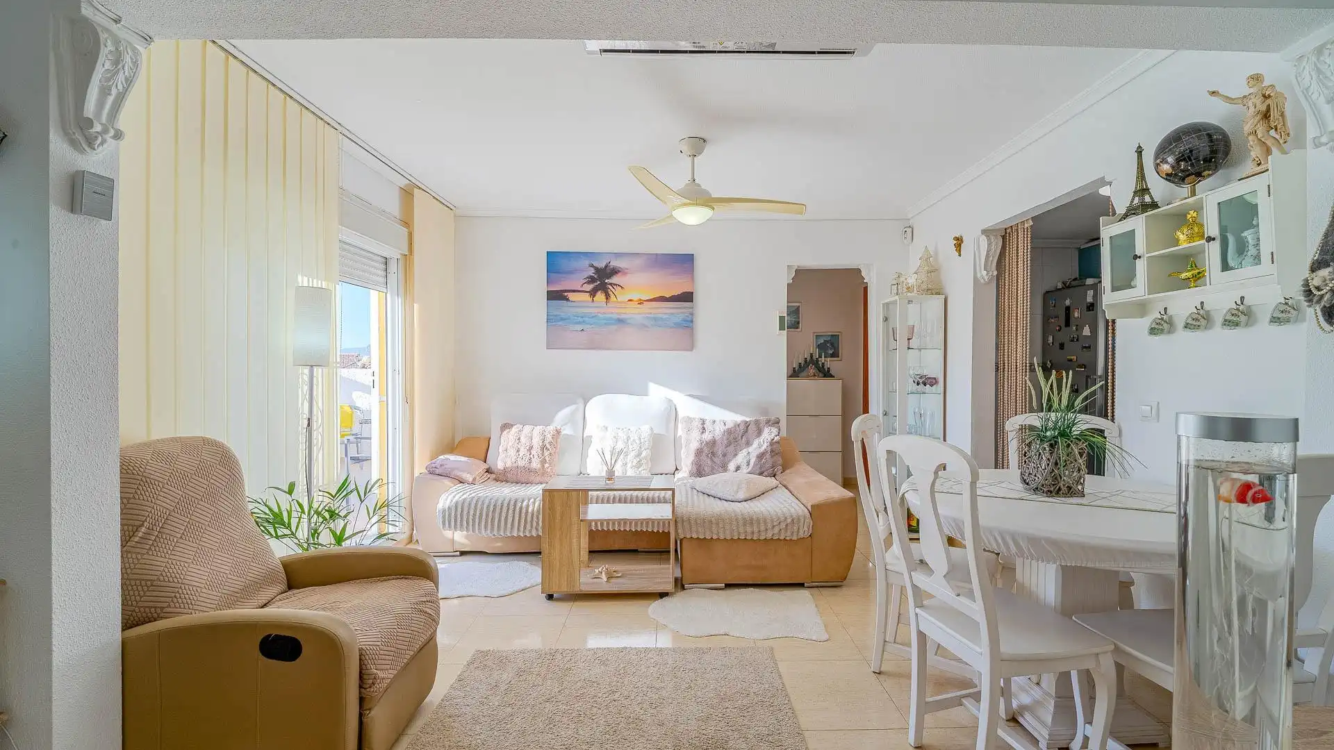 Sala de estar de Casa o chalet en venta en Santa Pola con Jardín privado, Terraza y Piscina comunitaria