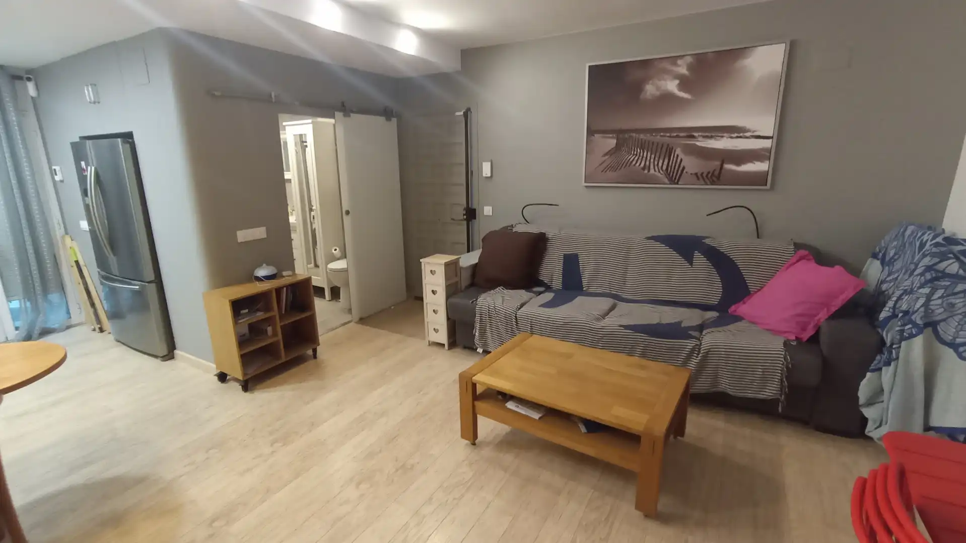 Wohnzimmer von Wohnung zum Verkauf in Empuriabrava mit Klimaanlage, Heizung und Möbliert