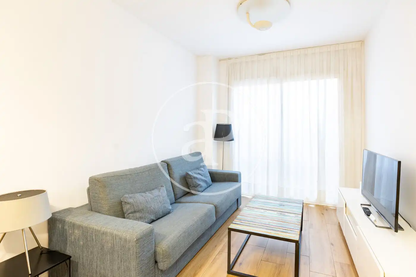 Living room of Flat for sale in Barcelona  with Air Conditioner, Heating and Community pool