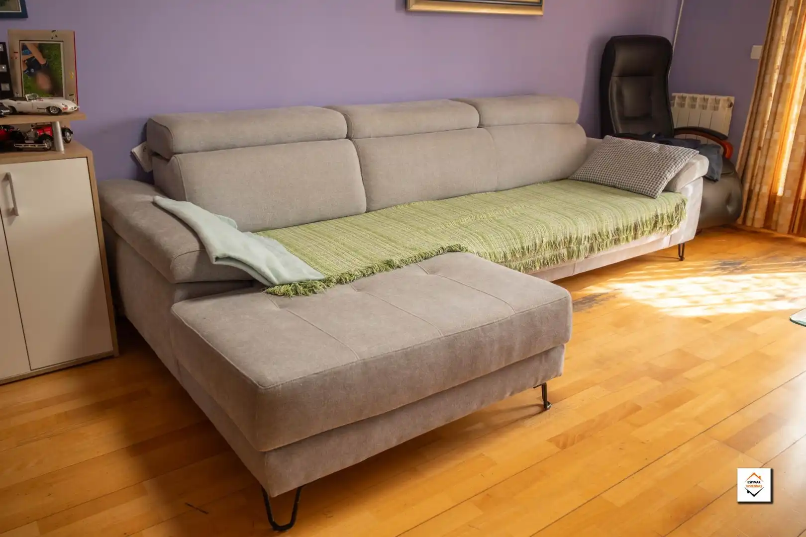 Living room of Flat for sale in Zaragoza  with Air Conditioner, Heating and Terrace