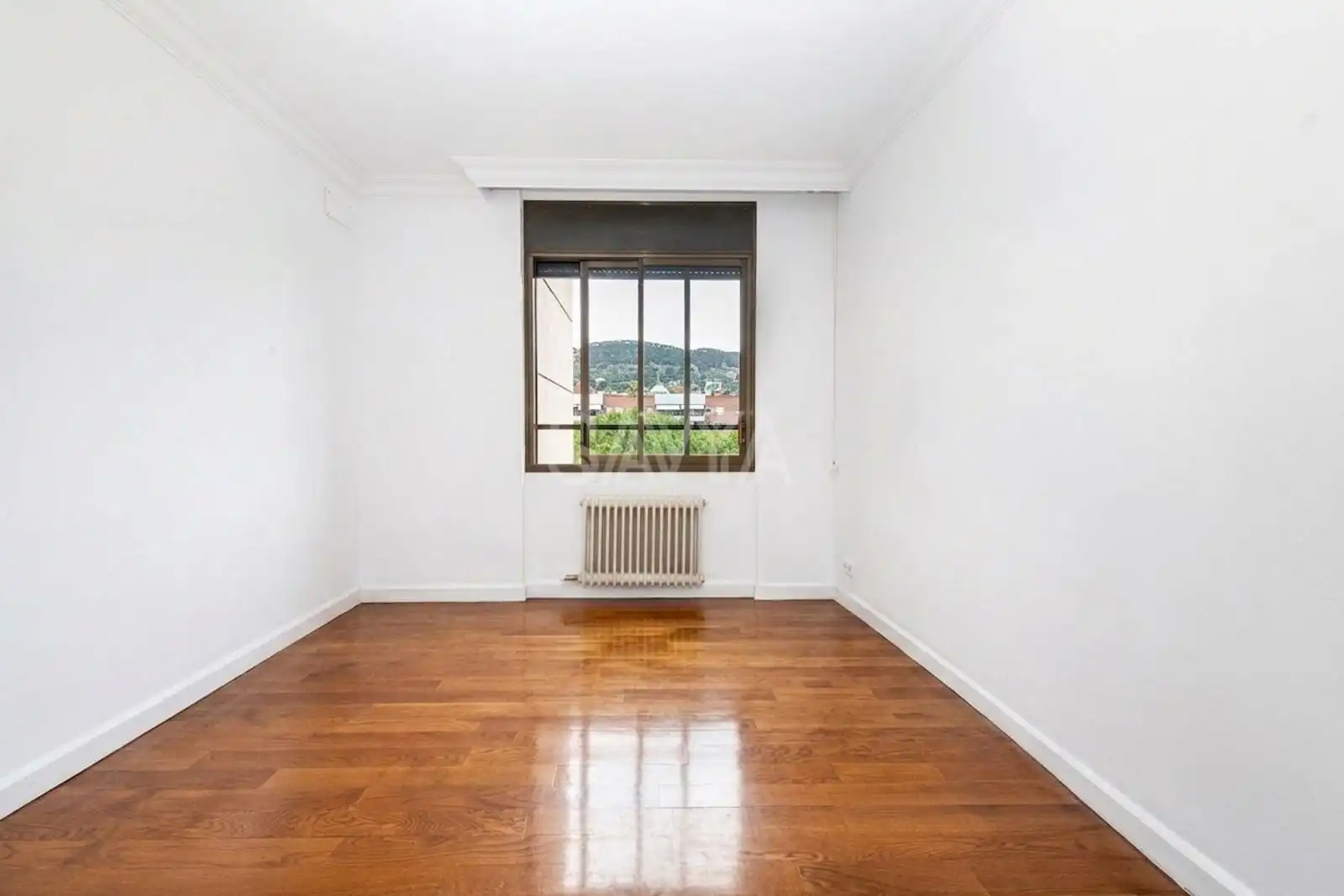 Schlafzimmer von Dachboden zur Miete in Barcelona mit Klimaanlage, Heizung und Terrasse