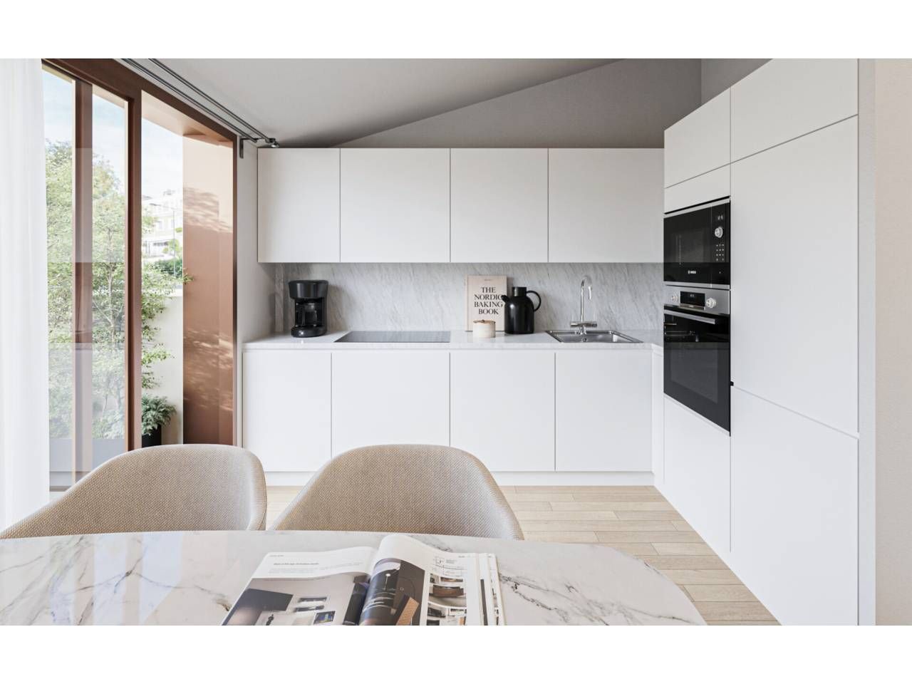 Kitchen of Duplex for sale in Granollers  with Air Conditioner, Heating and Terrace