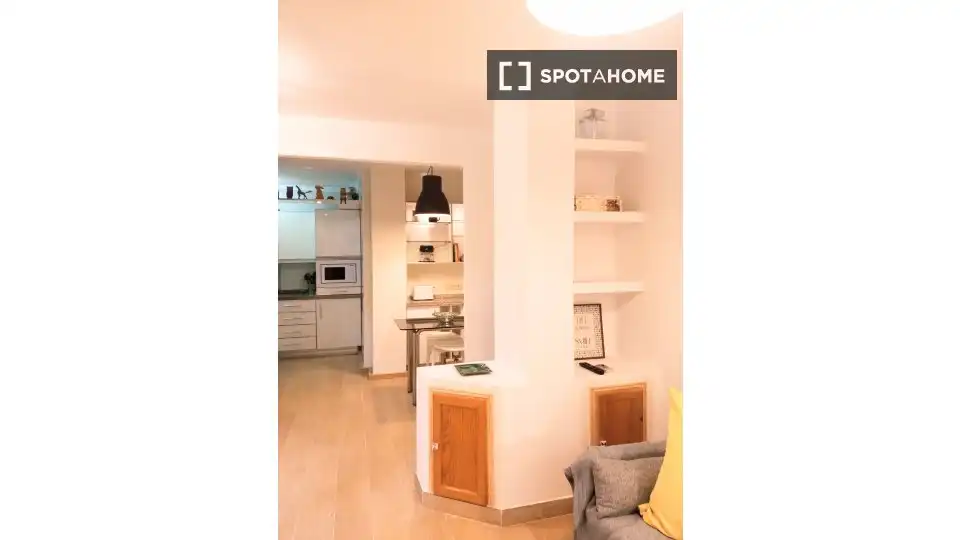 Vista exterior de Apartamento para compartir en Málaga con Aire acondicionado, Terraza y Amueblado