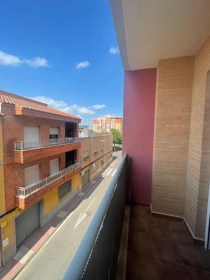 Balcony of Flat for rent in Murcia  with Air Conditioner, Storage room and Furnished